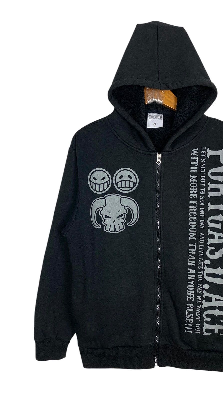 One Piece Rare‼️ One Piece Portgas D. Ace Hoodie Big Logo Size US S / EU 44-46 / 1 - 4 Thumbnail