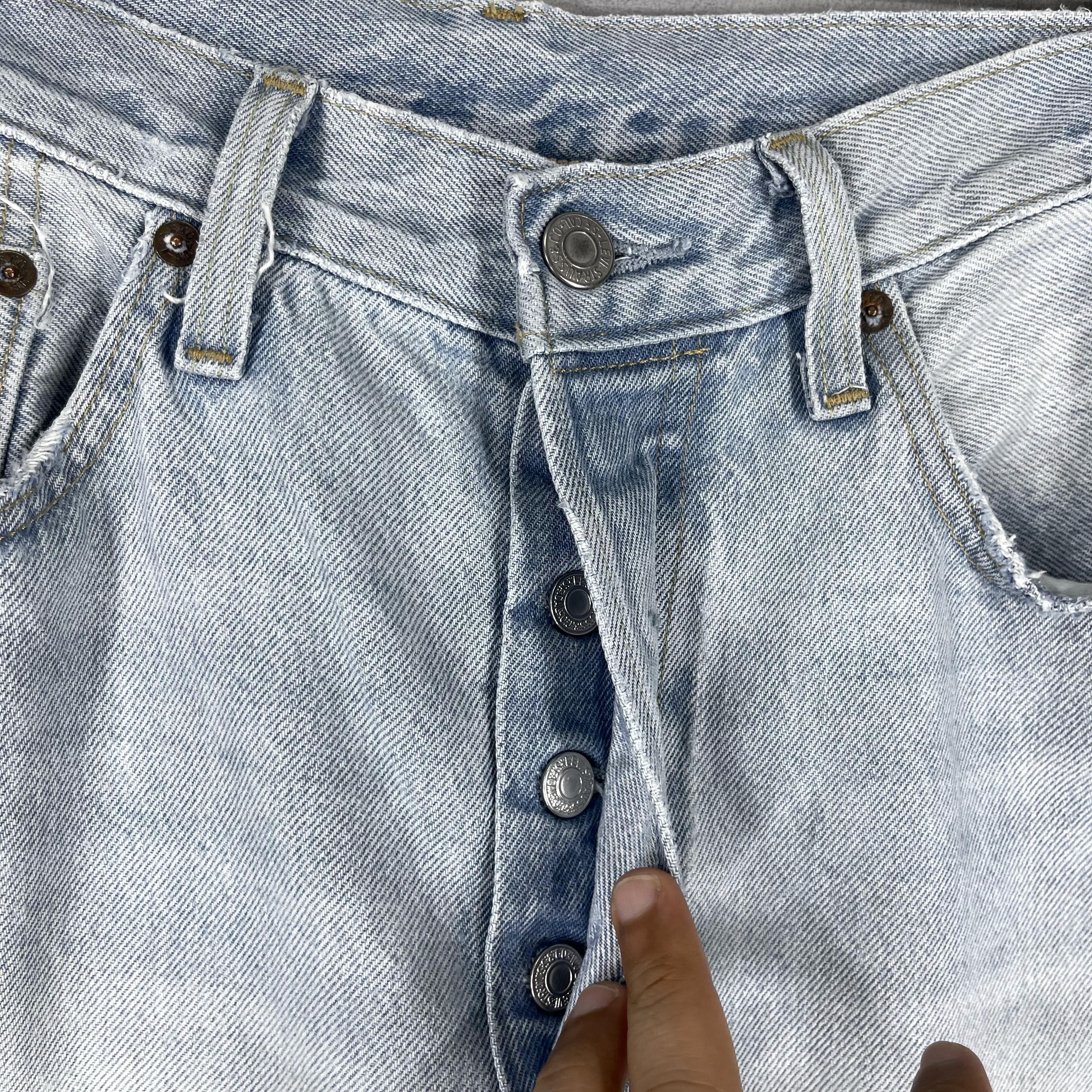Levi's × Vintage Size 29 Vintage Levis 501 Distressed Paint Splatter Jeans Size US 29 - 7 Thumbnail