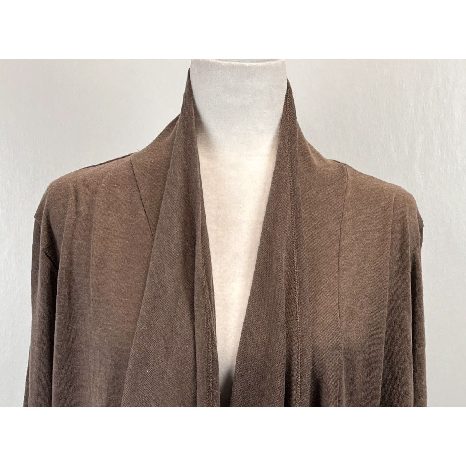 Vintage Chico’s Sweater Womens Sz 3 US Xlarge Brown Capsule Oversized Lightweight Draped Size XL / US 12-14 / IT 48-50 - 5 Thumbnail