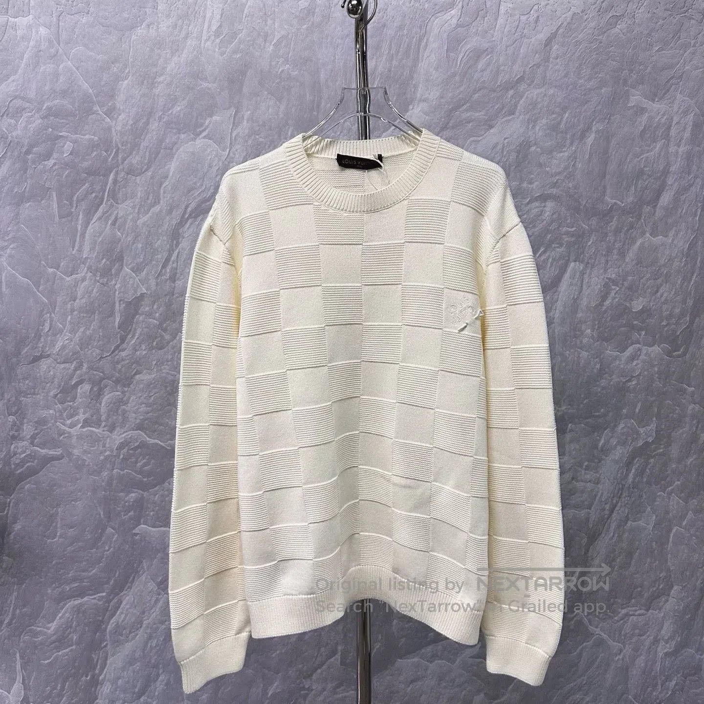 Louis Vuitton Louis Vuitton Checkerboard Pin Sweater XXL. Size US XXL / EU 58 / 5 - 1 Thumbnail