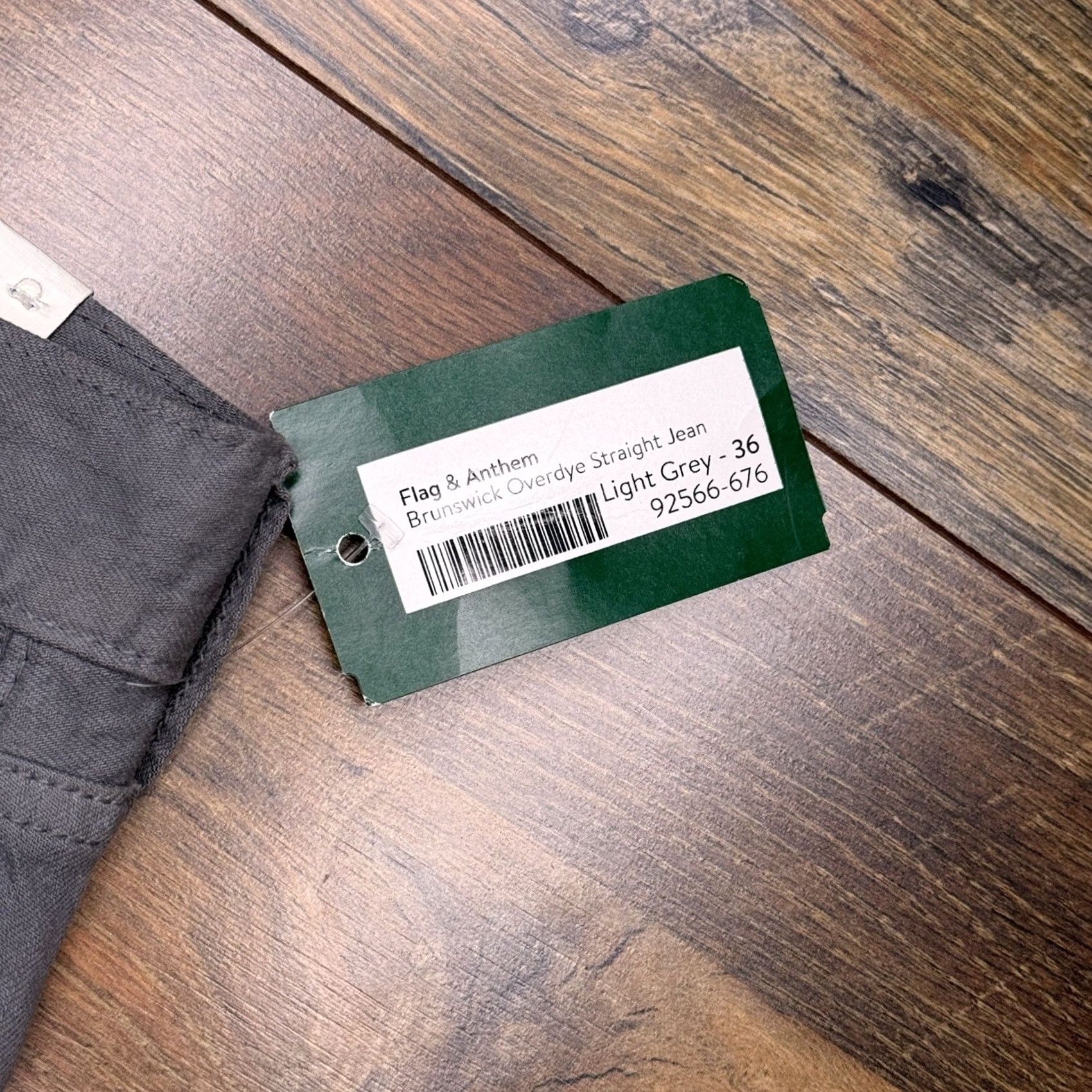 Flag & Anthem Flag And Anthem Brunswick Straight Jeans Mens 36x36 Gray Overdye New Size US 36 / EU 52 - 5 Thumbnail