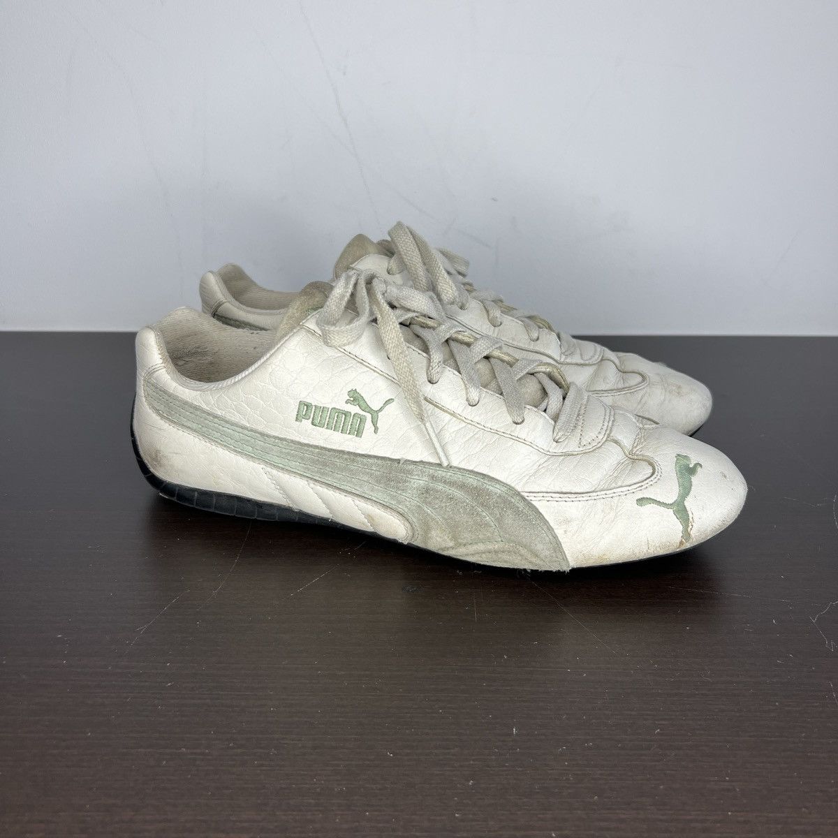 Puma Y2K Puma Speedcat Low Top Grey Suede Leather Sneakers Size US 10 / EU 43 - 2 Thumbnail