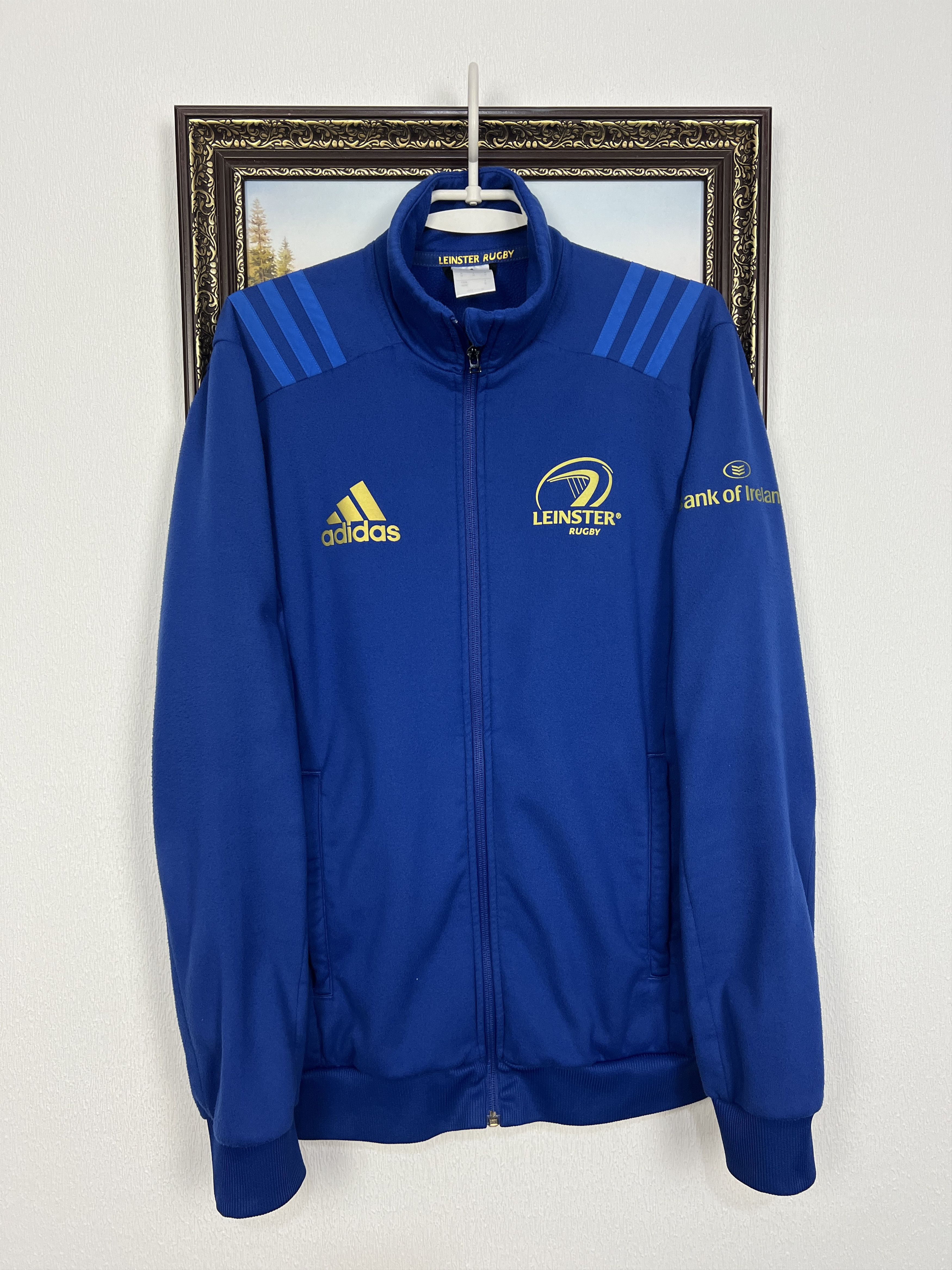 Adidas Adidas Leinster Rugby Jacket Blue Track Top Sweatshirt Train Size US M / EU 48-50 / 2 - 1 Thumbnail
