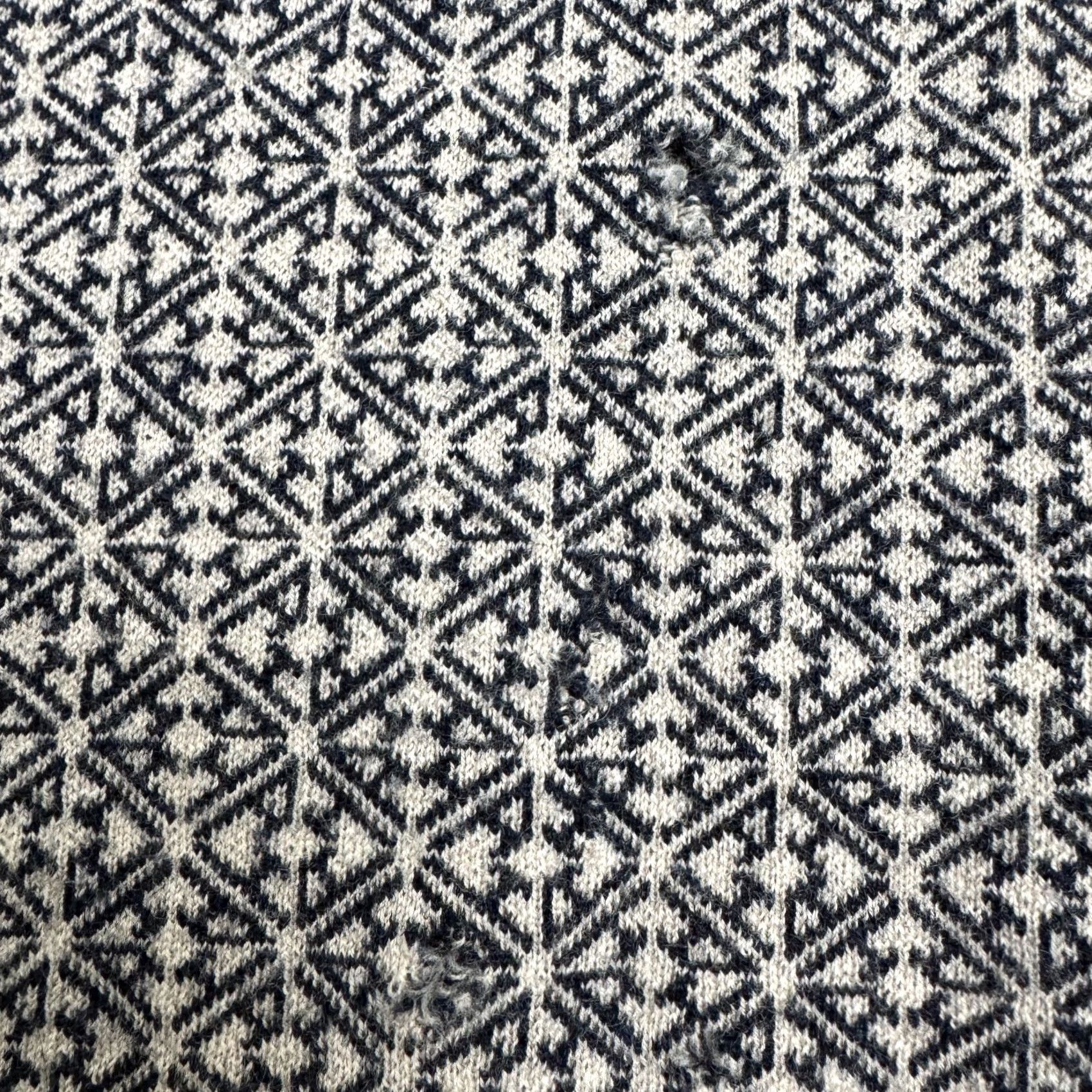 Hardy Amies Hardy Amies Sweater Men Small Navy Merino Wool Geometric Crew Neck Pullover Knit Size US S / EU 44-46 / 1 - 6 Thumbnail