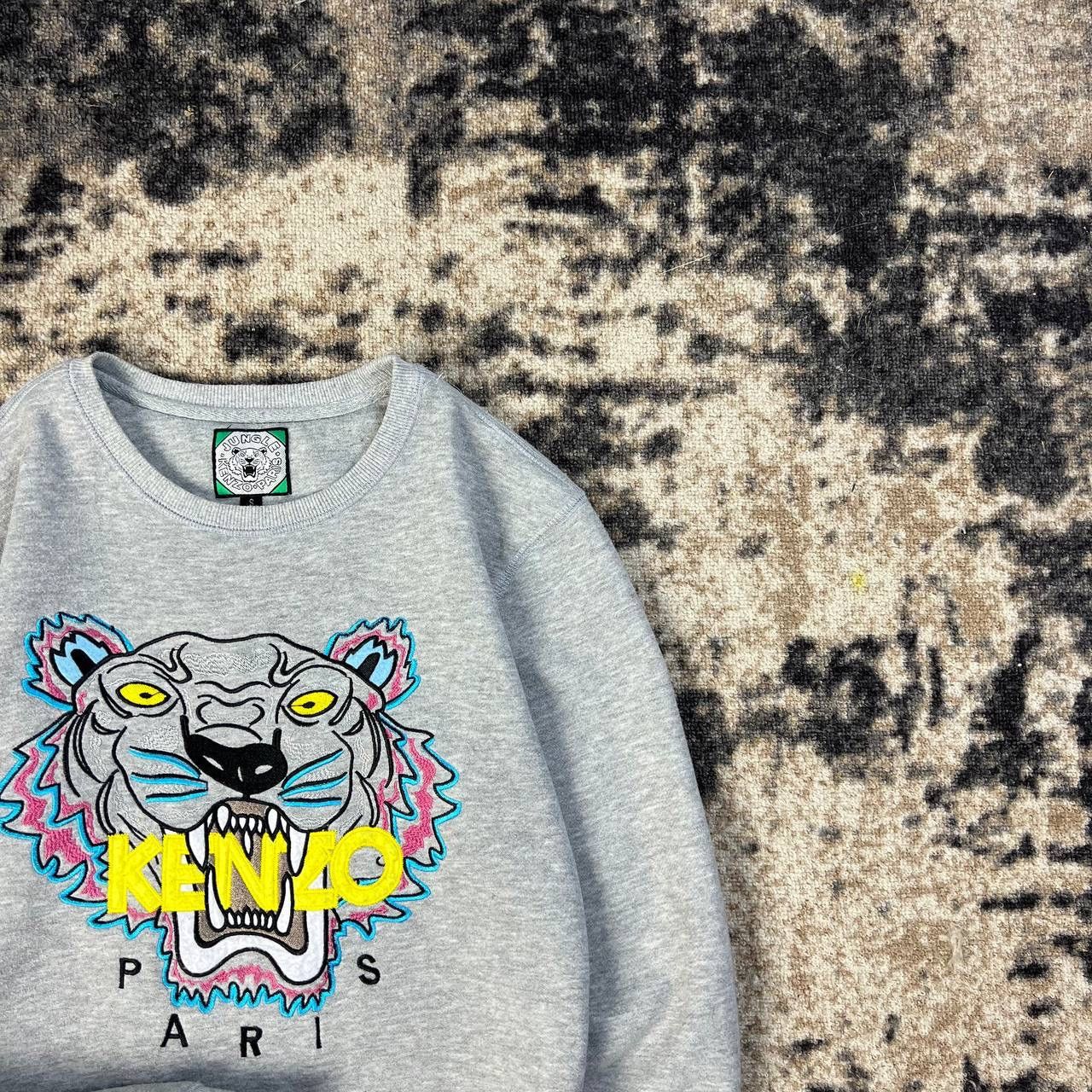 Kenzo Kenzo Paris Tiger Big Logo Luxury Sweatshirt Size US S / EU 44-46 / 1 - 2 Thumbnail