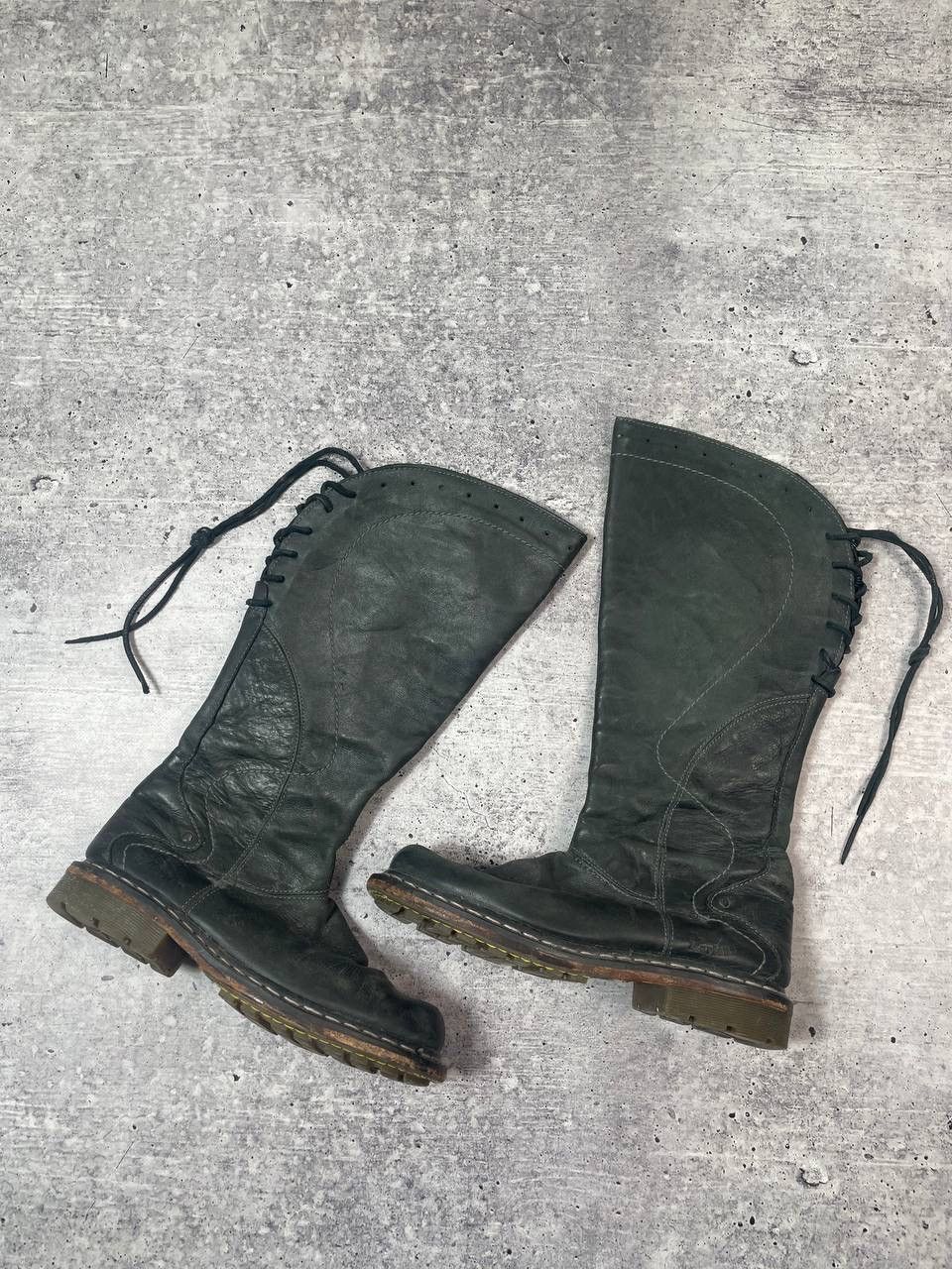 Dr. Martens RARE Vintage Dr Martens Knee High Leather Boots Y2K Size US 9 / EU 42 - 1 Thumbnail