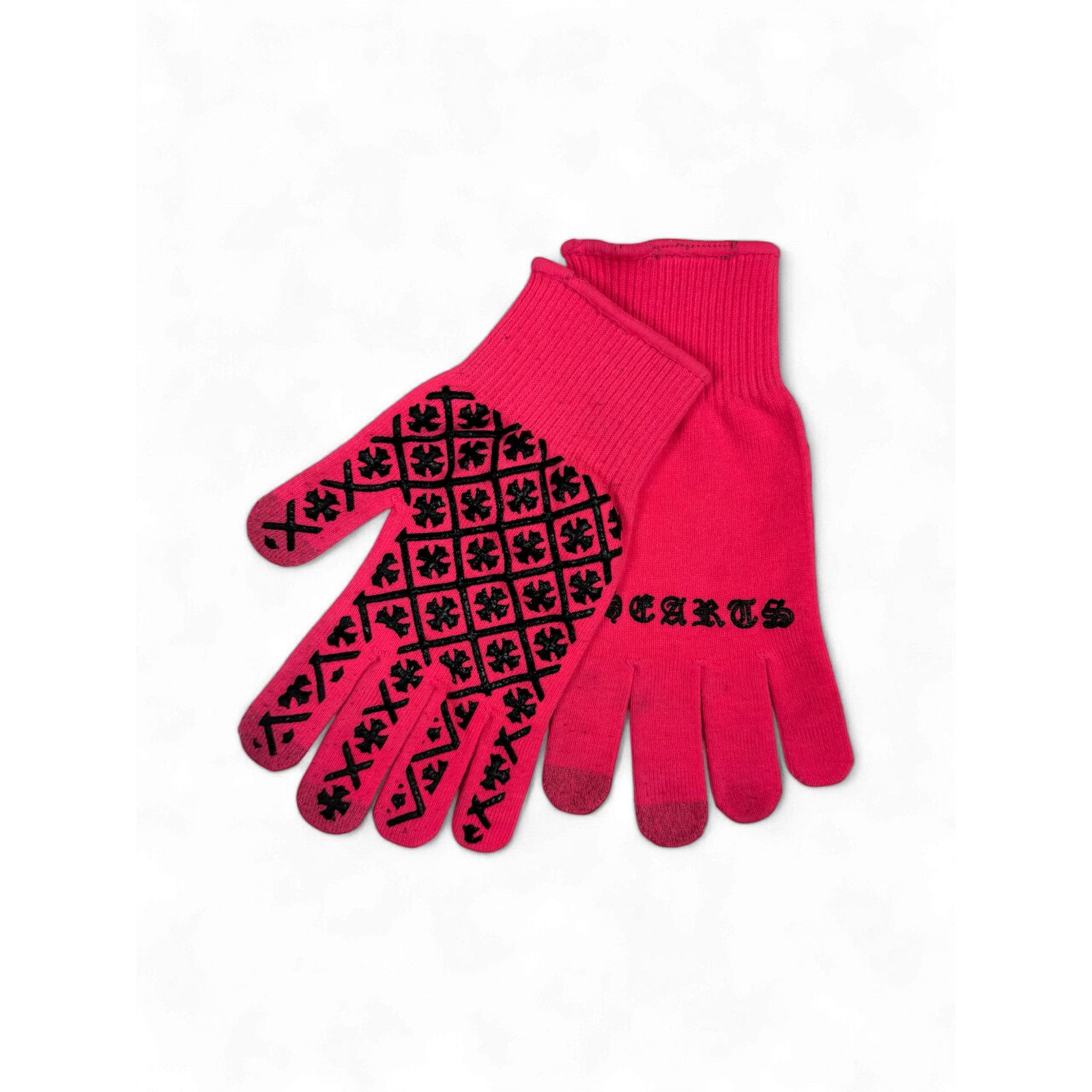 Chrome Hearts Chrome Hearts Pink Plus Logo Work Gloves Size ONE SIZE - 1 Thumbnail