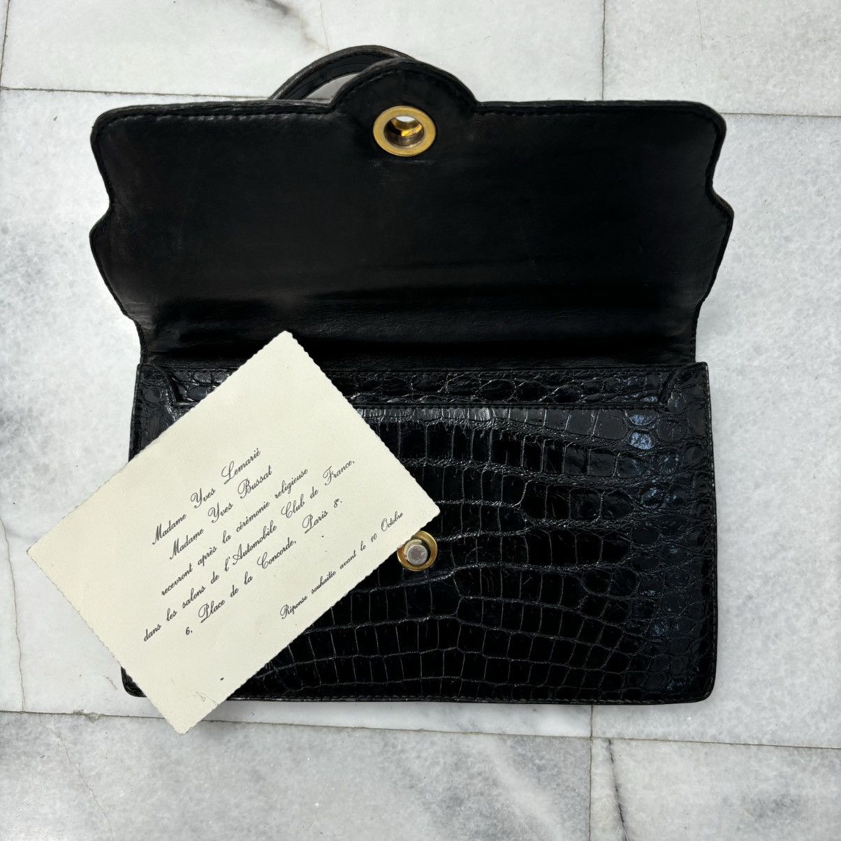 Vintage Crocodile skin handbag Size ONE SIZE - 3 Thumbnail