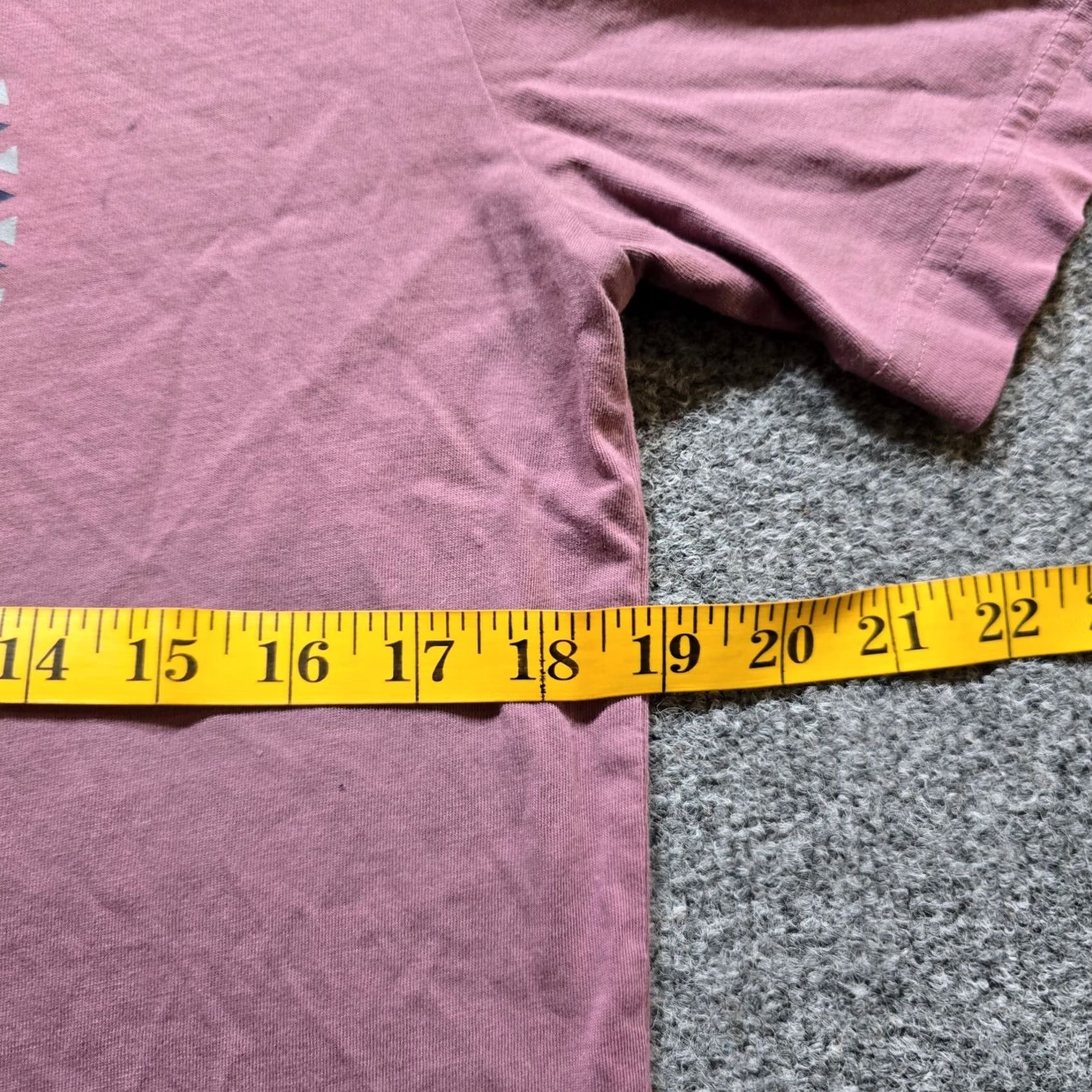 TravisMathew Travis Mathew Top Womens Medium Purple Short Sleeve Logo Crew Neck Casual Basic Shirt Size M / US 6-8 / IT 42-44 - 6 Thumbnail