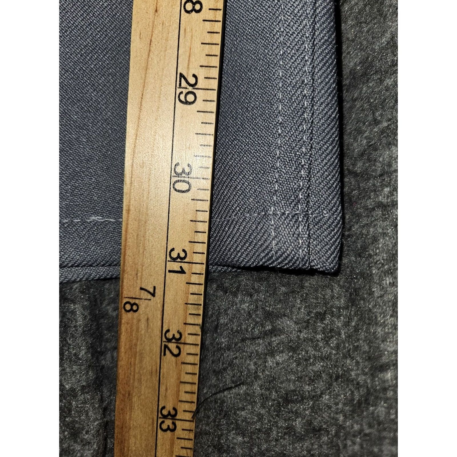 Levi's VINTAGE Levis Pants Mens 42 Gray Polyester Dress Slacks Straight Microfiber 90s Cowboys Western Workwear Mens Size US 42 / EU 58 - 6 Thumbnail