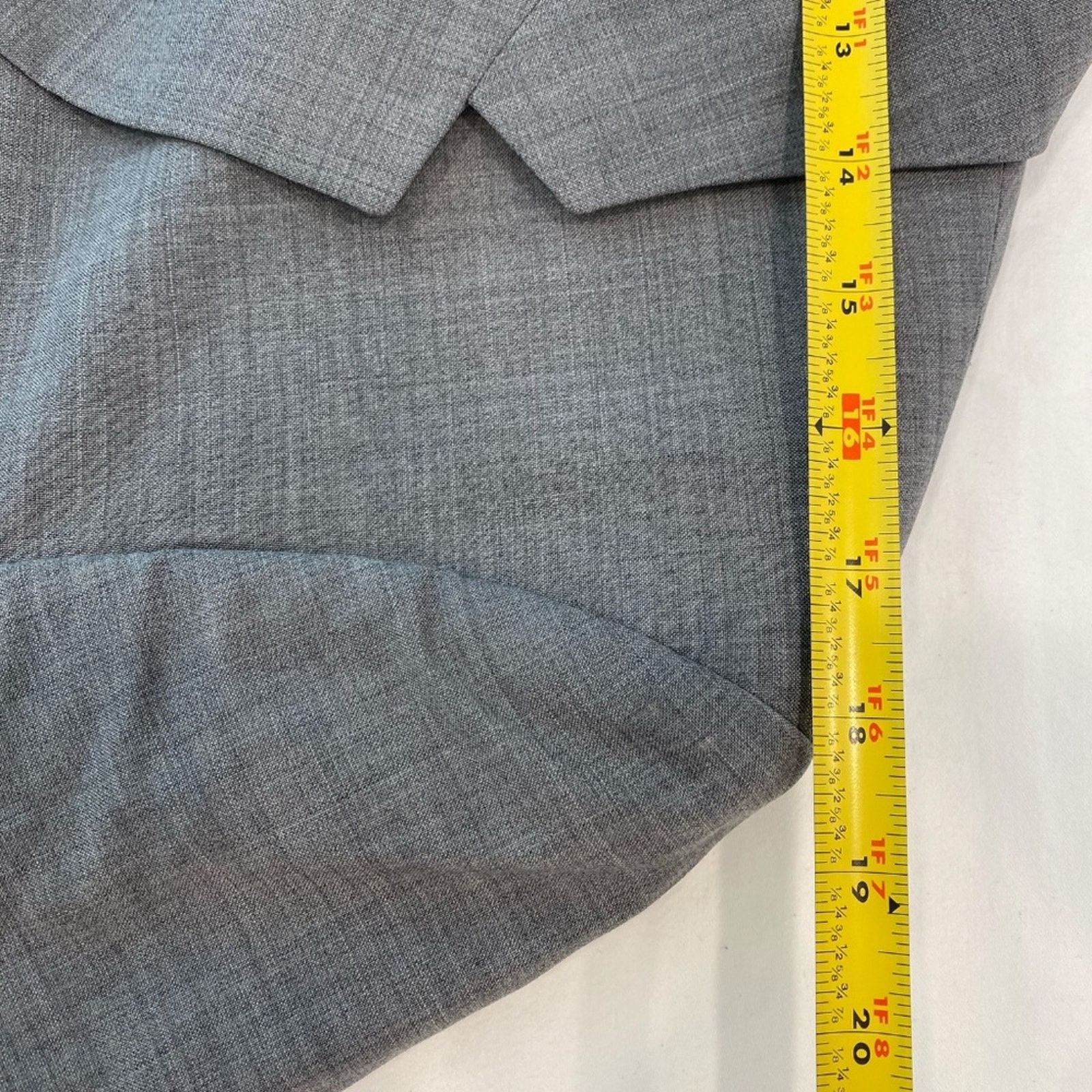 Theory Theory Men's Light Grey Wool Stretch Suit Blazer - 40R Size 40R - 11 Thumbnail