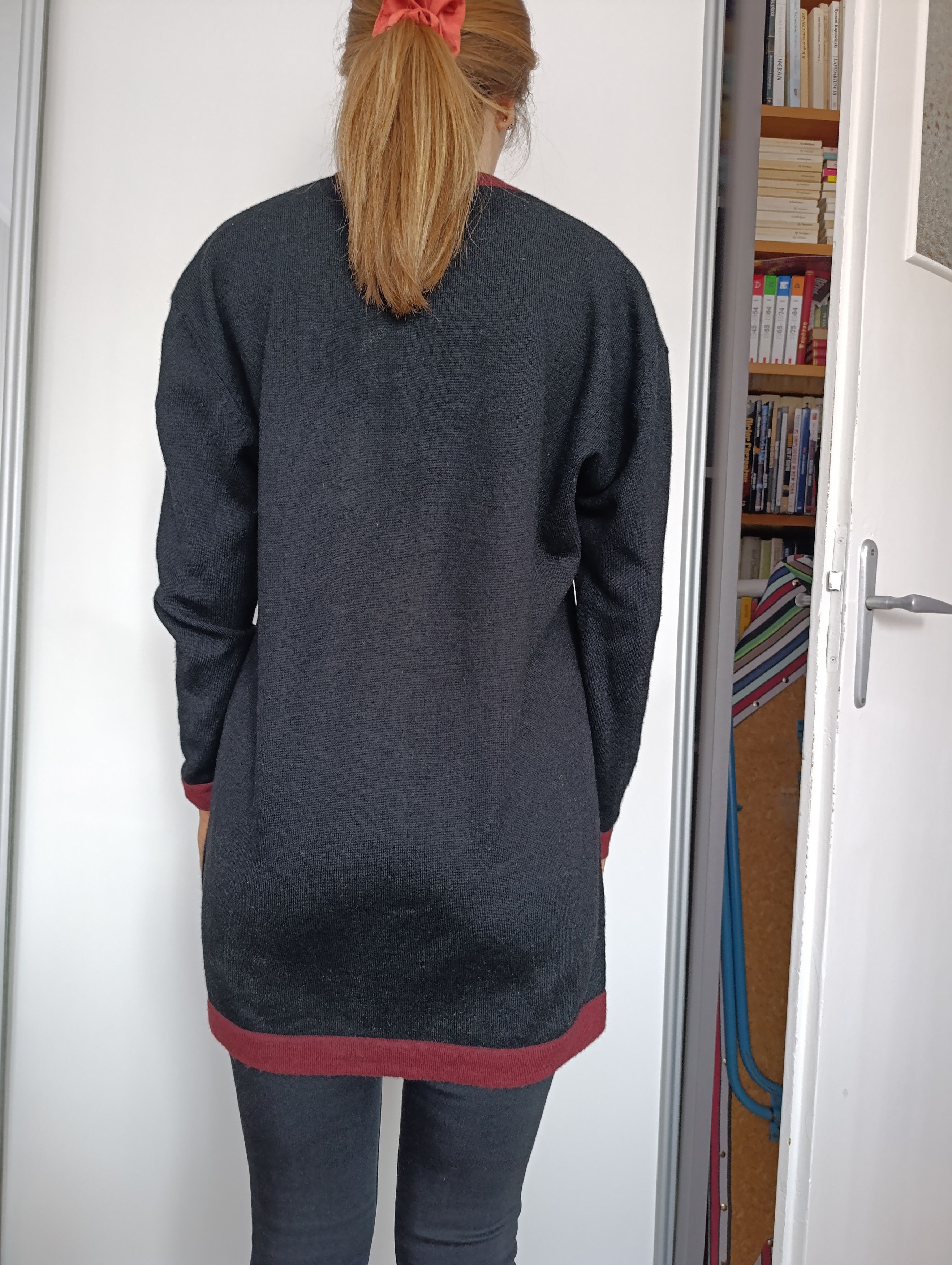 Other Long black cardigan vintage Emreco wool Size XL / US 12-14 / IT 48-50 - 3 Thumbnail