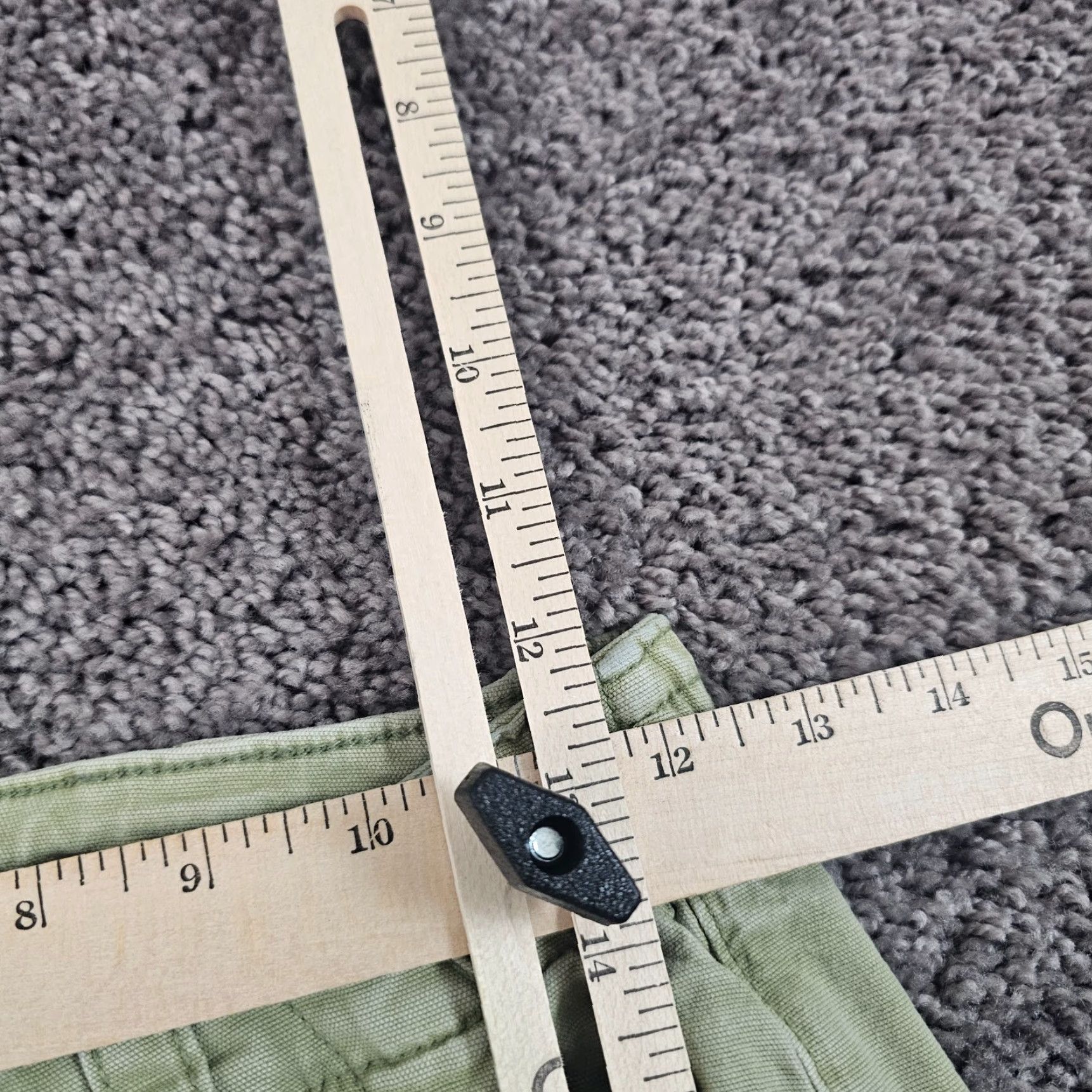 American Eagle Outfitters VINTAGE American Eagle Outfitters Womens Cargo Jeans Size 0 Mid Rise Green Stretch Denim 29in Size 25" / US 0 / IT 36 - 4 Thumbnail