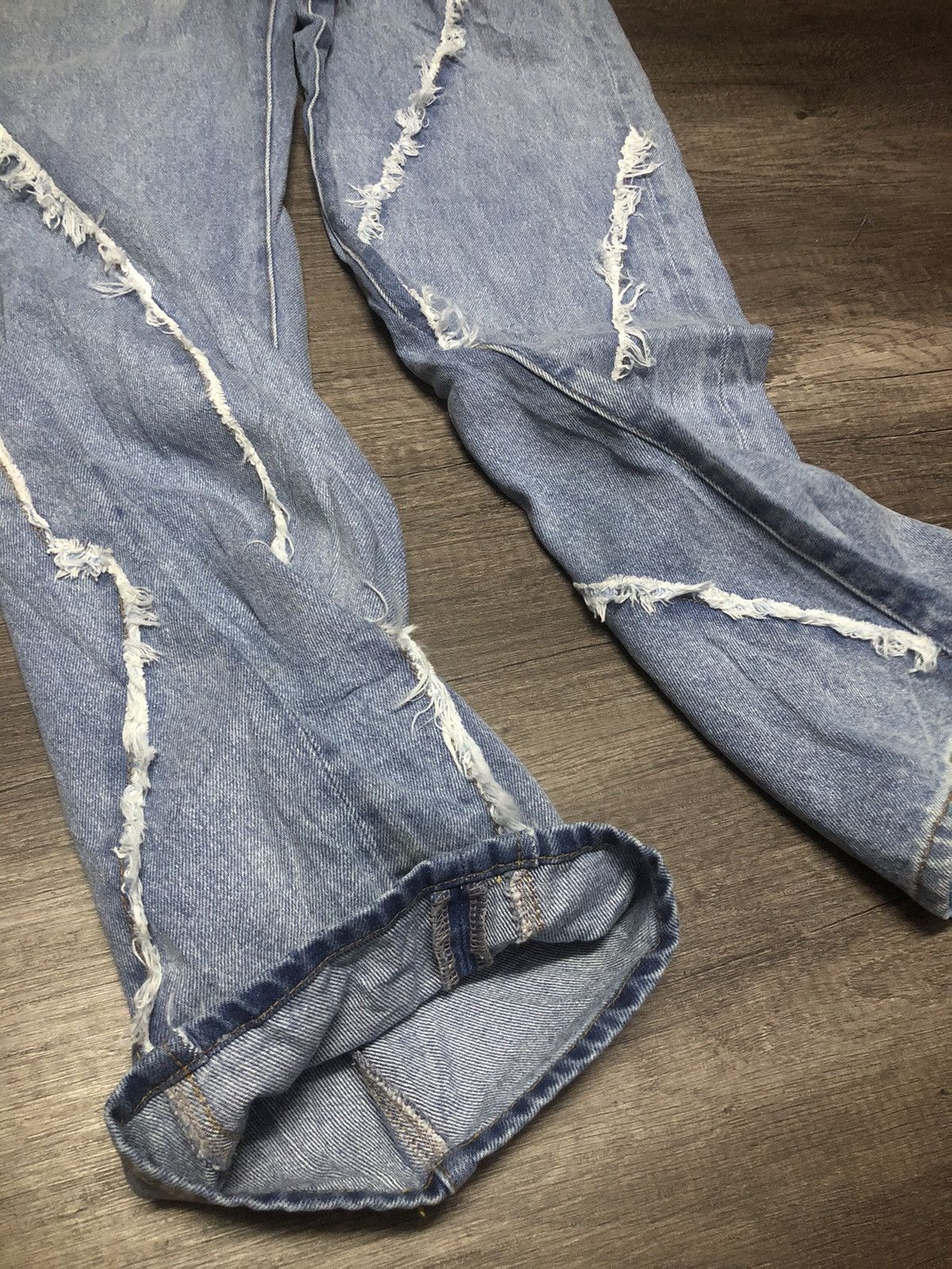 Japanese Brand W.W.G SILVER JAM JEANS UNISEX DESIGN Size US 28 / EU 44 - 8 Thumbnail