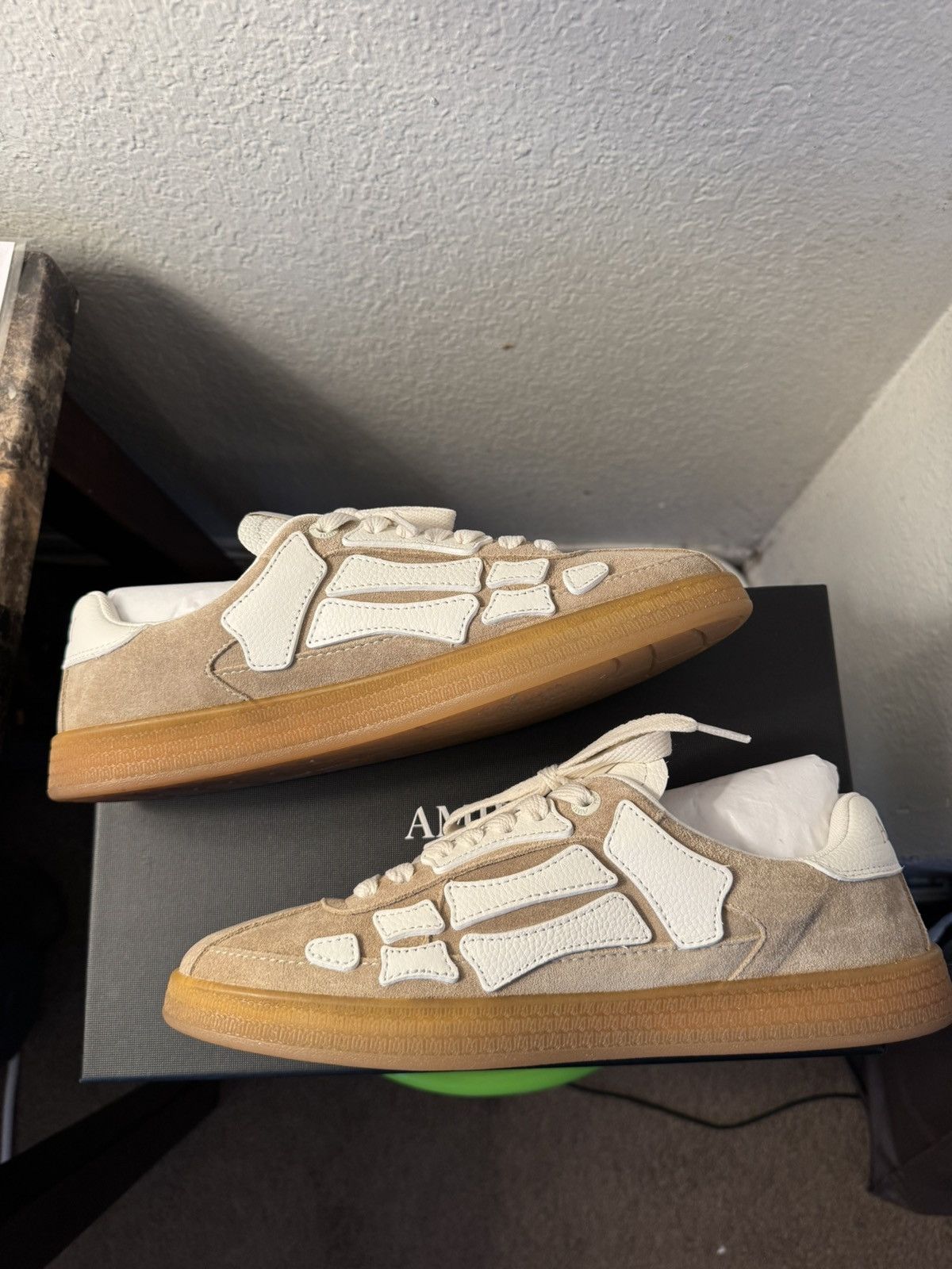 Amiri AMIRI Pacific Bones Low Top Sneaker ‘Sand’ Size 9.5M Size US 9.5 / EU 42-43 - 2 Thumbnail