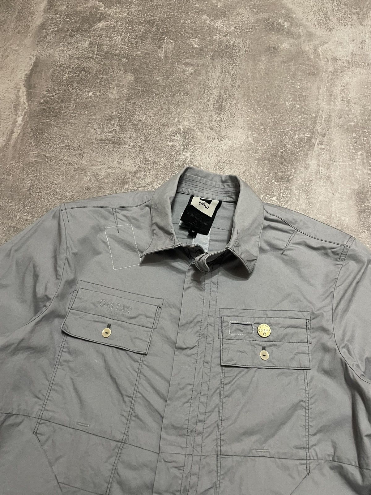G-Star × Vintage Vintage G Star Raw FLIGHT DECK SHIRT US Owershirt Jacket Size US M / EU 48-50 / 2 - 2 Thumbnail