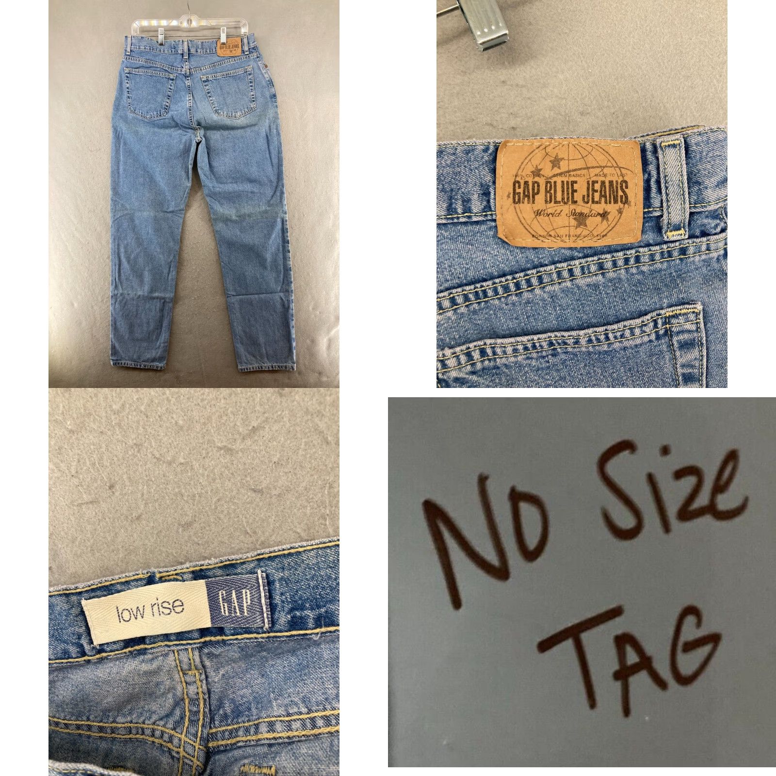 Gap VINTAGE Gap Jeans 30 Blue High Rise Mom 90s Denim Womens Size 30" / US 8 / IT 44 - 8 Thumbnail