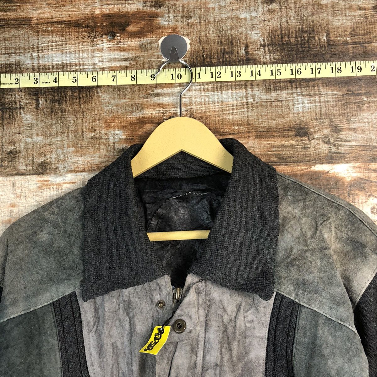 Valentino Valentino Grey vintage Bombers leather Jacket #A2323 Size US M / EU 48-50 / 2 - 4 Thumbnail