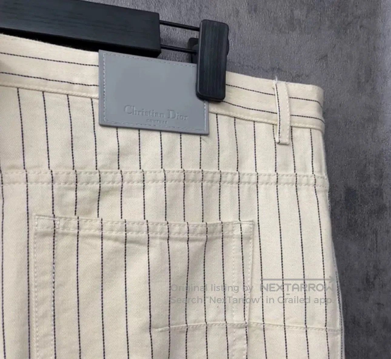 Dior Dior Striped Logo Jeans. Size US 34 / EU 50 - 3 Thumbnail
