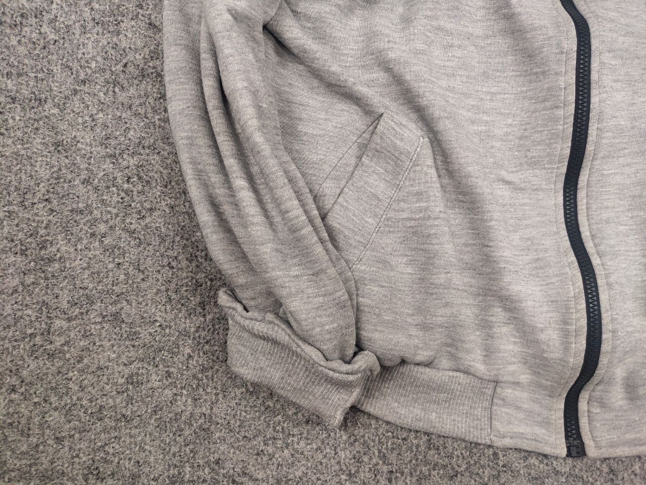 Nike Vintage 90's Nike cross training Logo Zip up Gray Hoodie Size US L / EU 52-54 / 3 - 6 Thumbnail