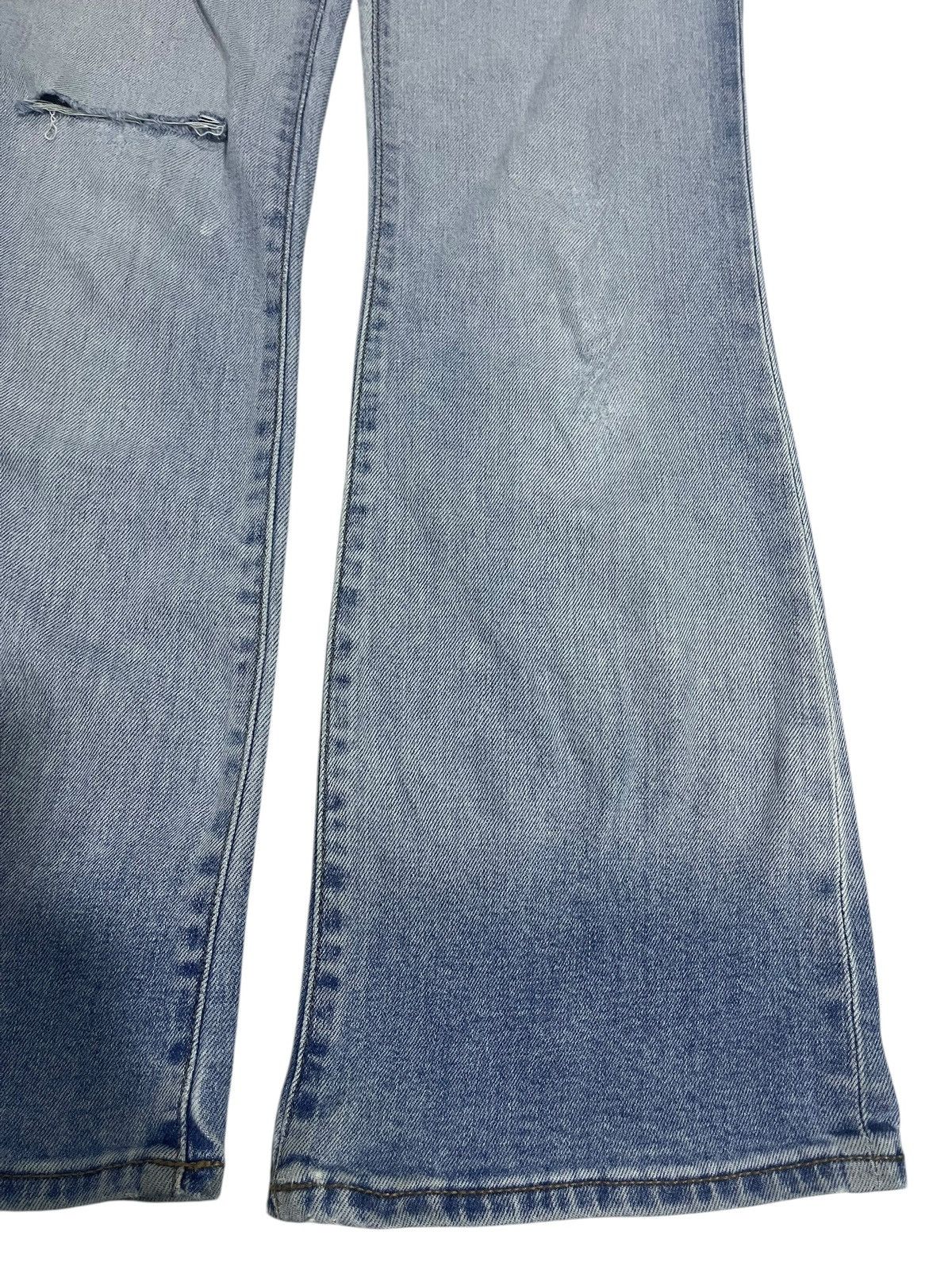 If Six Was Nine × Japanese Brand × Le Grande Bleu (L.G.B.) FLARE💥 JAPANESE BRAND Y2K GU WASHED BLUE JEANS Size 28" / US 6 / IT 42 - 5 Thumbnail