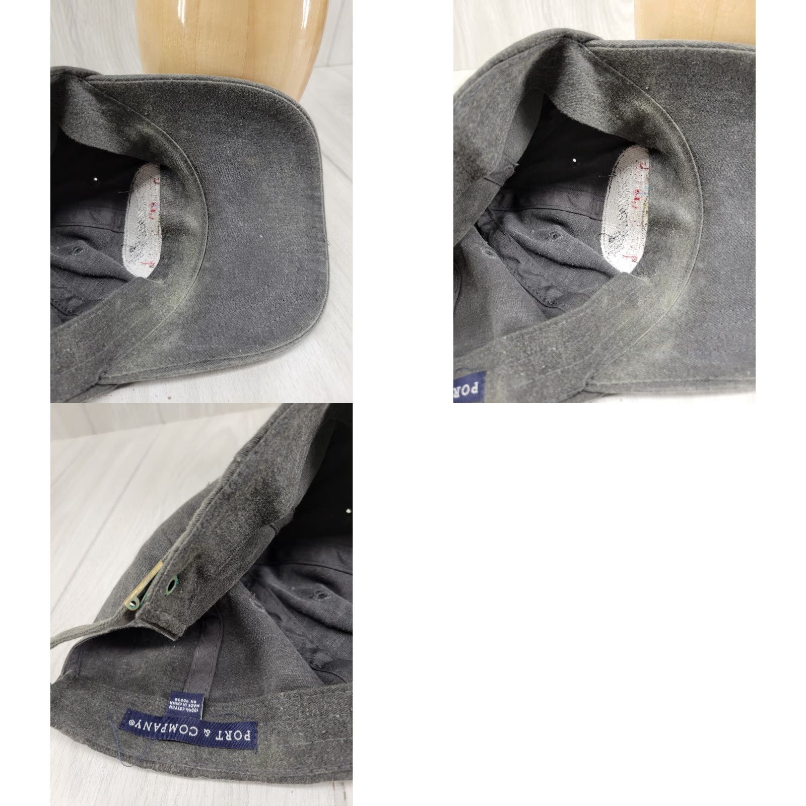 Port & Company Tannehill Woodcarvers Club Hat Gray Baseball Cap Mens One Size Port & Company Size ONE SIZE - 9 Thumbnail