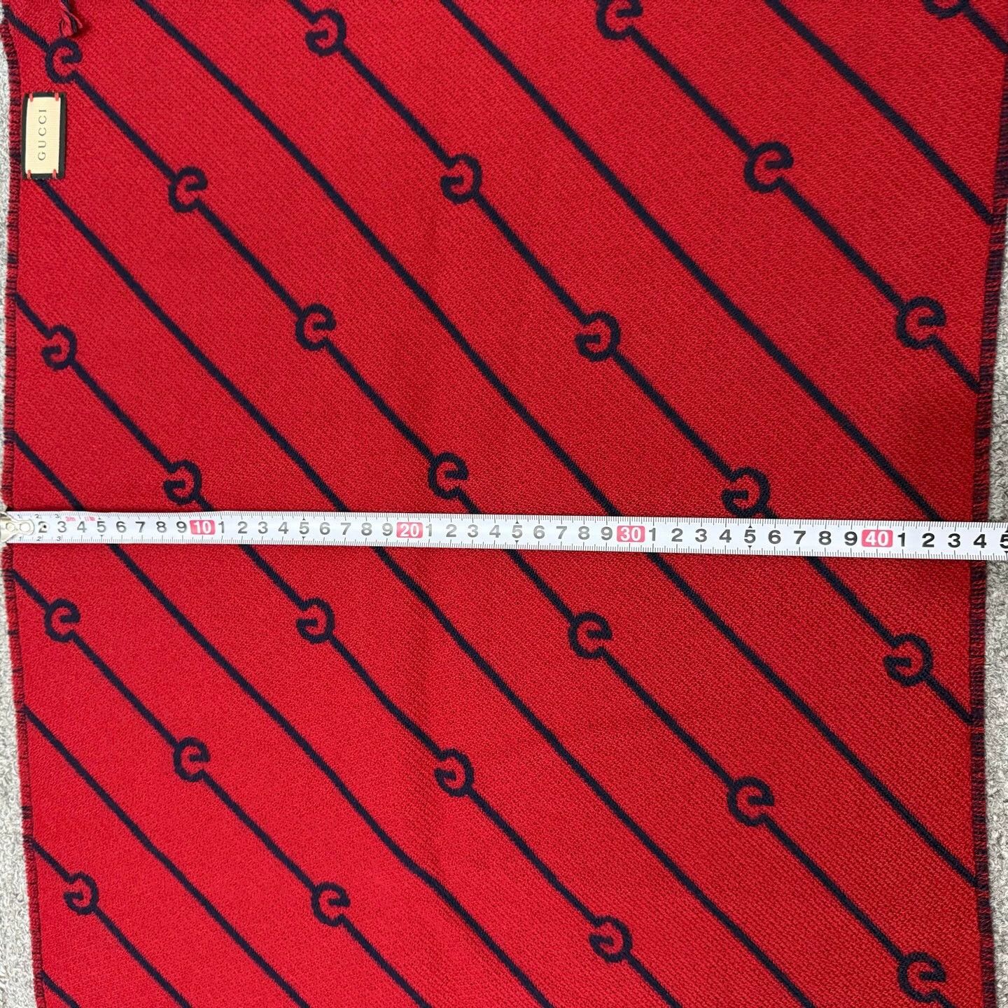 Gucci Gucci red blue reversible fringe scarf unused with tags Size ONE SIZE - 6 Thumbnail