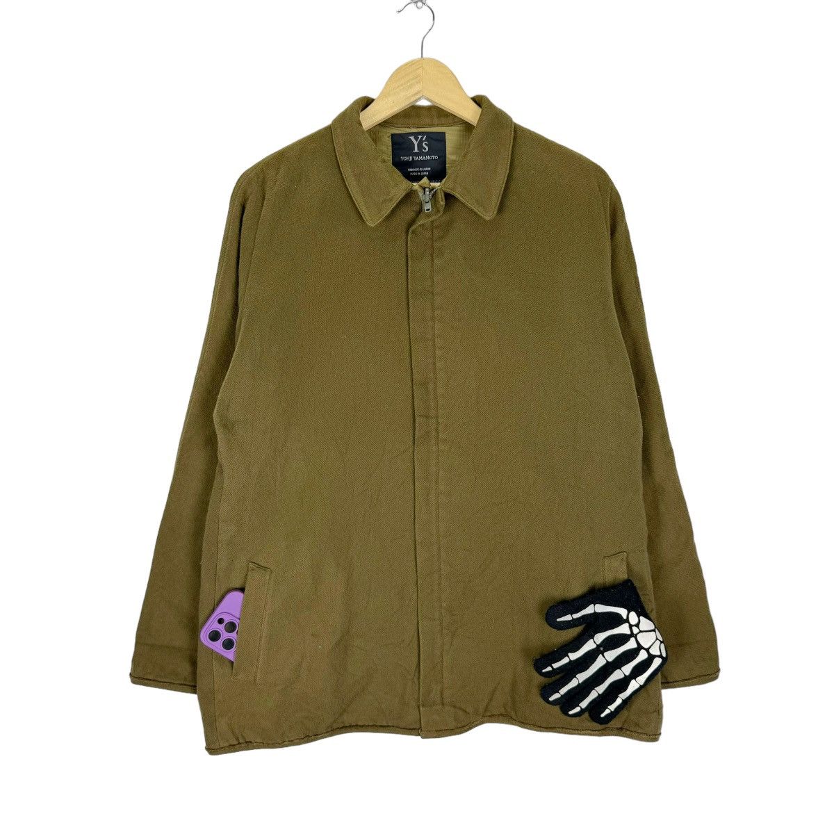 Yohji Yamamoto ☀️YOHJI YAMAMOTO REVERSIBLE ZIPPER JACKET Size XL / US 12-14 / IT 48-50 - 3 Thumbnail