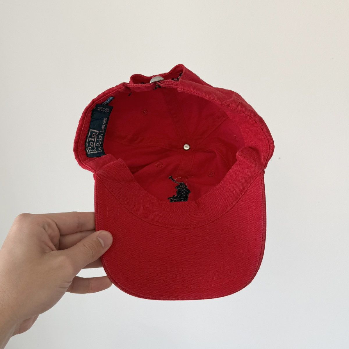 Polo Ralph Lauren Vtg 2000s Polo Ralph Lauren Big Pony #3 Baseball Hat Y2K Size ONE SIZE - 6 Thumbnail