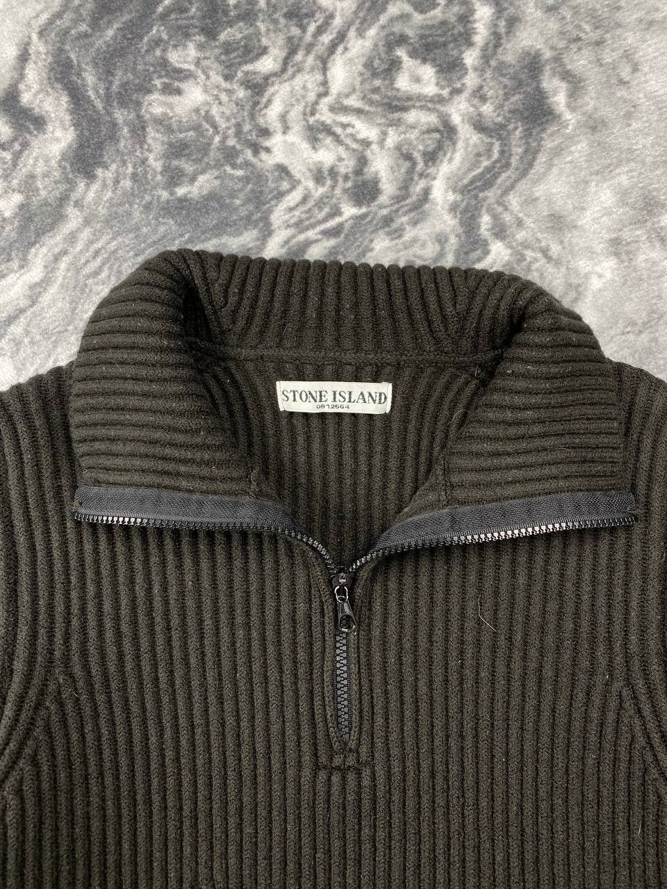 Stone Island Vintage Stone Island 1/4 Zip Knit Ribbed Sweater Men Size S Size US S / EU 44-46 / 1 - 6 Thumbnail