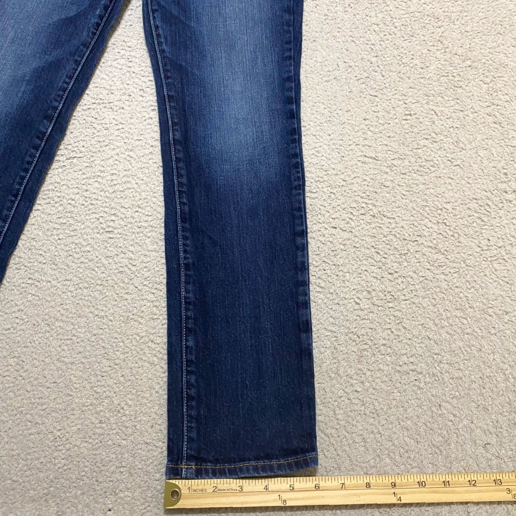 American Eagle Outfitters American Eagle Outfitters Jeans Women's 8 Blue Denim Dark Wash Skinny Low Rise 5-Pocket Stretch/Machine Washable Boys Girls Mens Womens Size 30" / US 8 / IT 44 - 5 Thumbnail