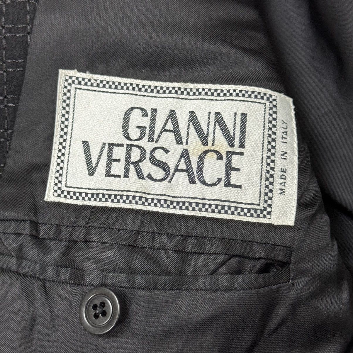 Versace Gianni Versace Block Pattern Rare Italian Coat Size US M / EU 48-50 / 2 - 18 Thumbnail