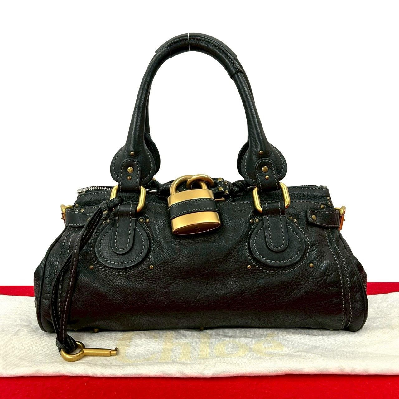 Chloe Chloe Chloe Paddington Leather 2way Bag Leather Handbag DUTY FREE for USA Size ONE SIZE - 1 Thumbnail