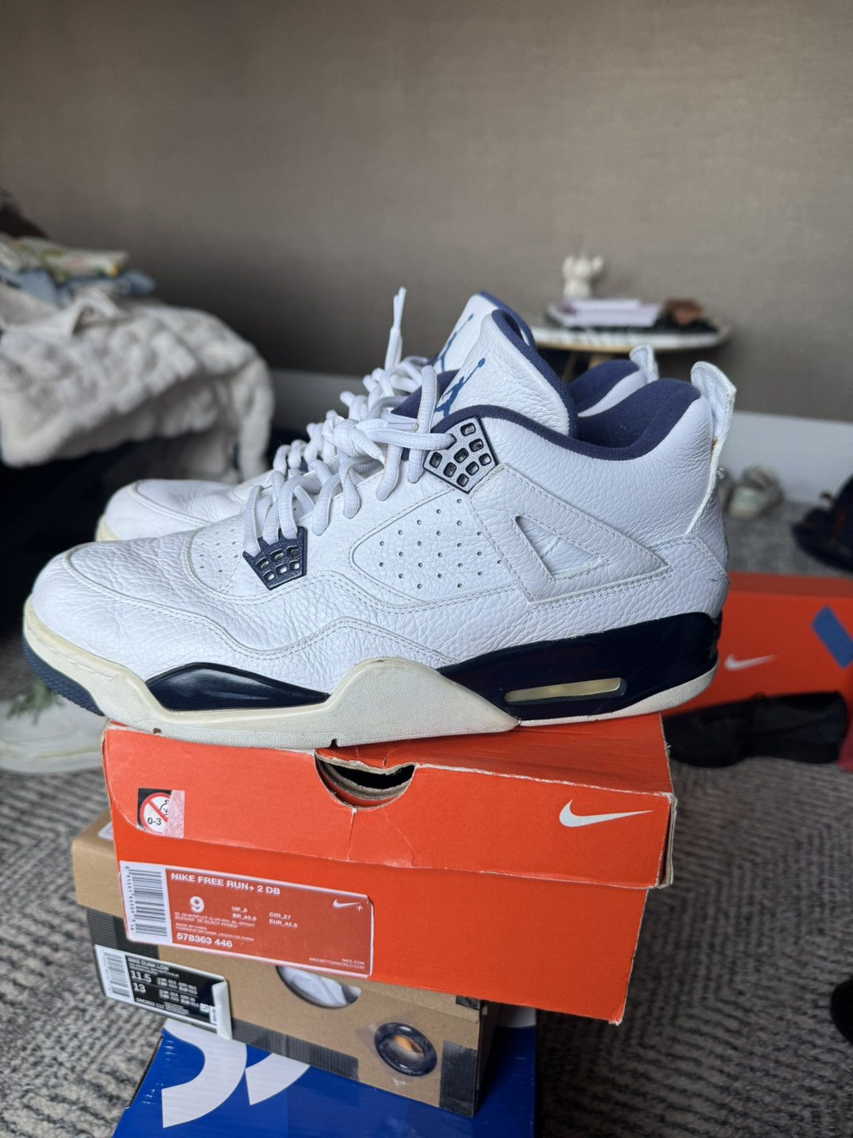 Jordan Brand Jordan 4 Columbia size 12 Size US 12 / EU 45 - 3 Thumbnail