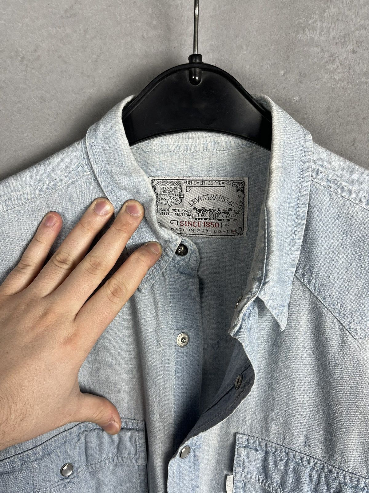 Levi's × Levi's Vintage Clothing × Vintage Levi’s denim shirt vintage 90s Size US M / EU 48-50 / 2 - 5 Thumbnail