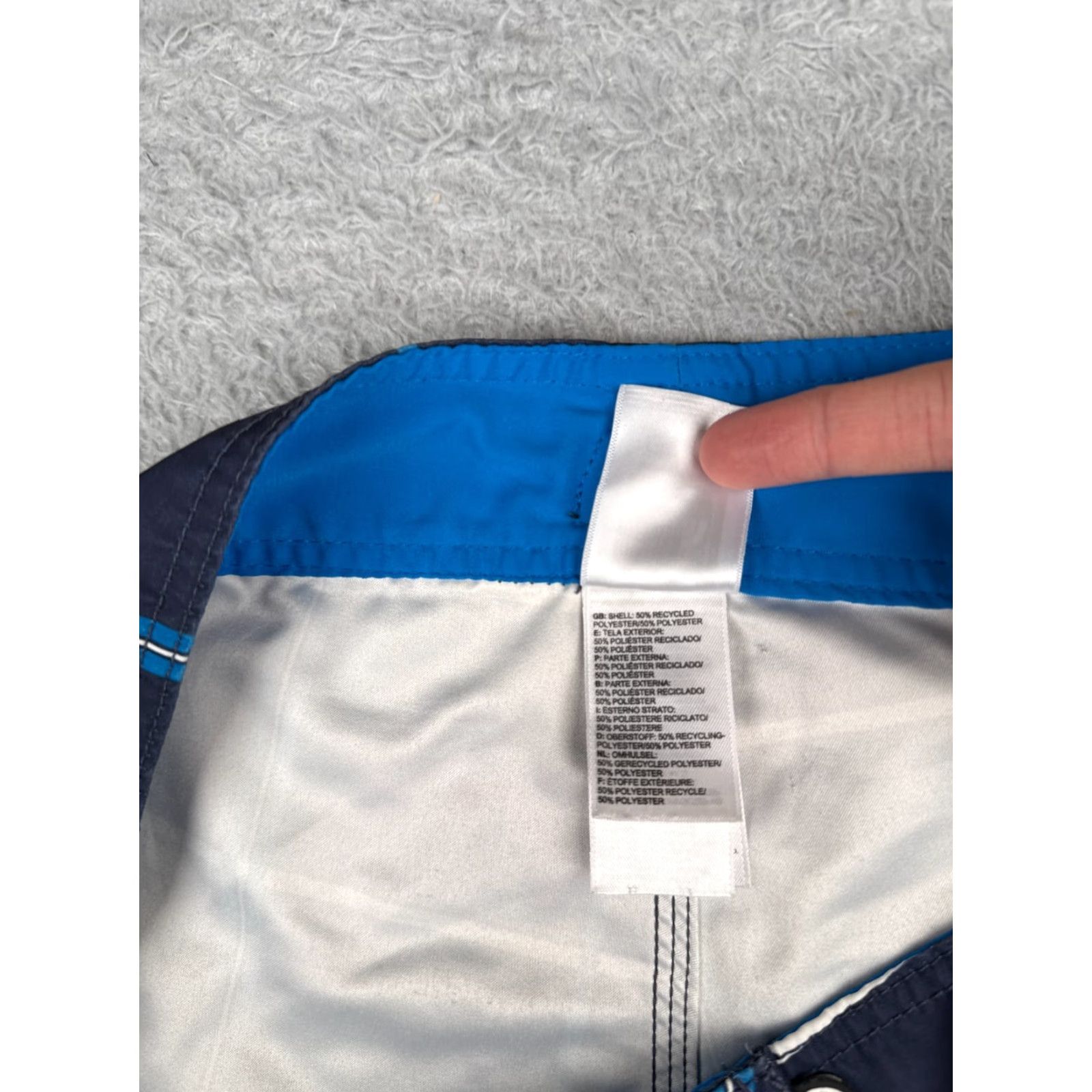 The North Face The North Face Swim Trunks Mens 34 Blue Polyester Zipper Pocket Board Shorts 11" Size US 34 / EU 50 - 7 Thumbnail