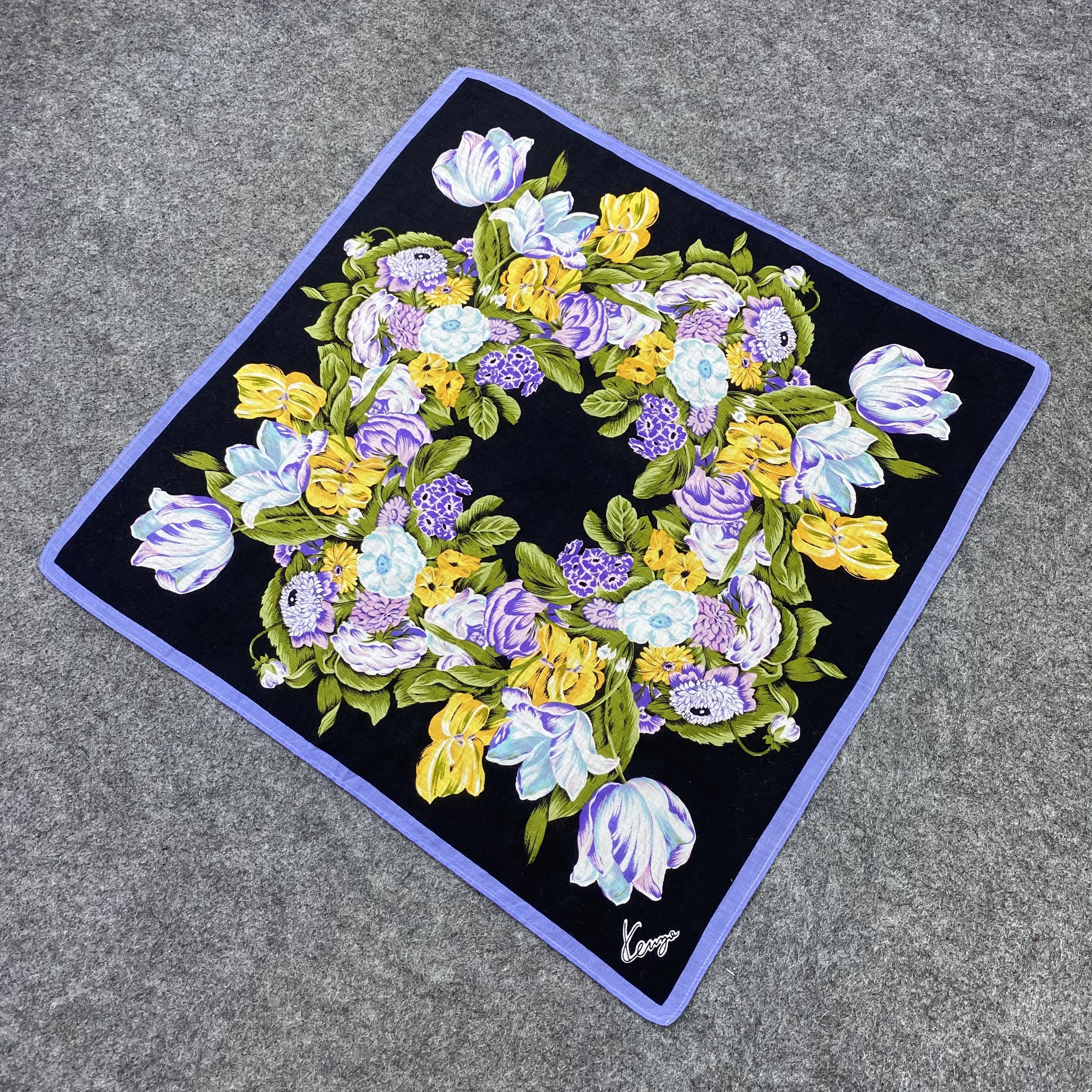 Kenzo Kenzo Handkerchief Neckerchief Bandana-B1822 Size ONE SIZE - 4 Thumbnail