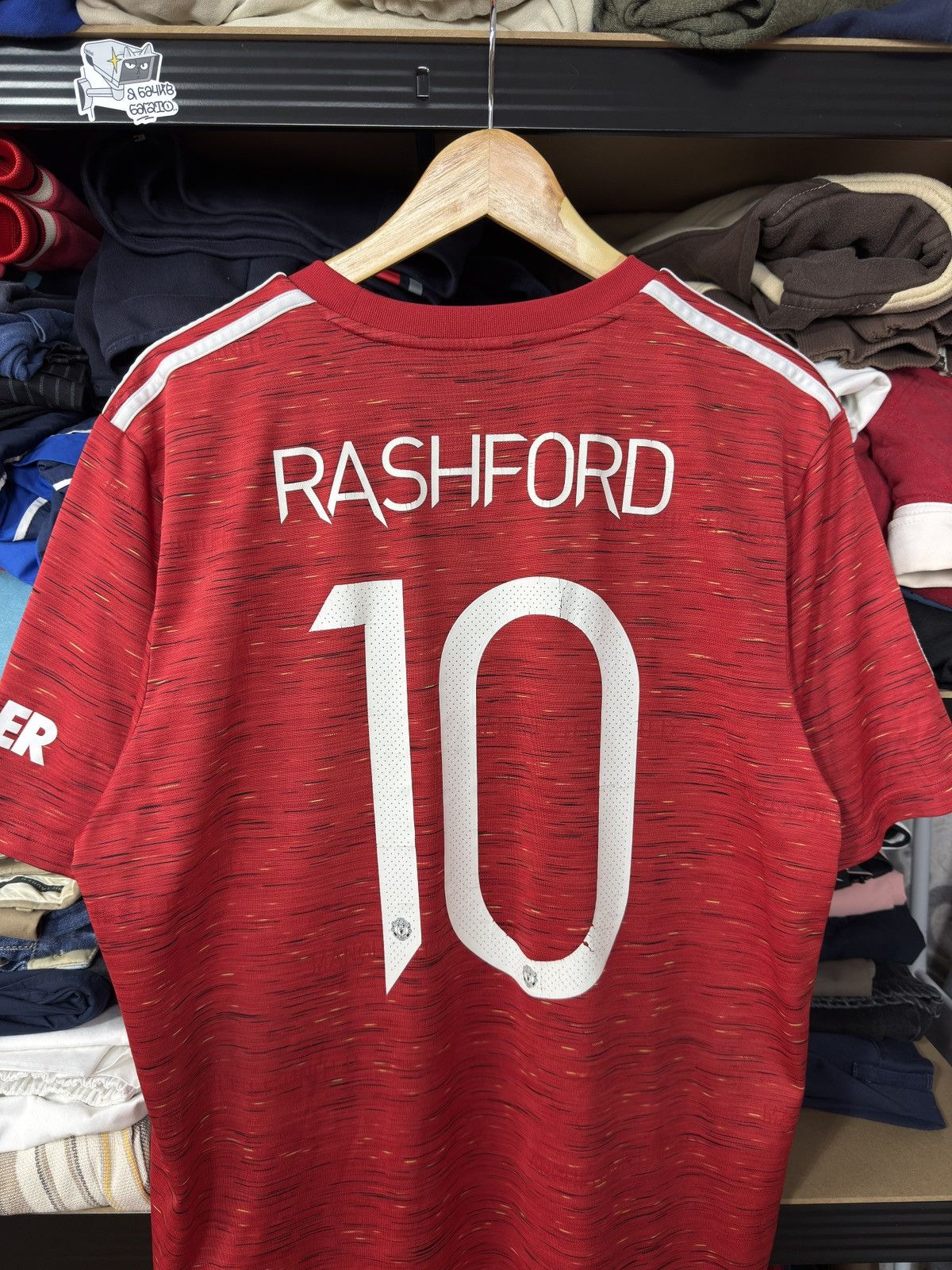 Adidas ADIDAS MANCHESTER UNITED RASHFORD #10 FOOTBALL SHIRT JERSEY Size US XL / EU 56 / 4 - 15 Thumbnail