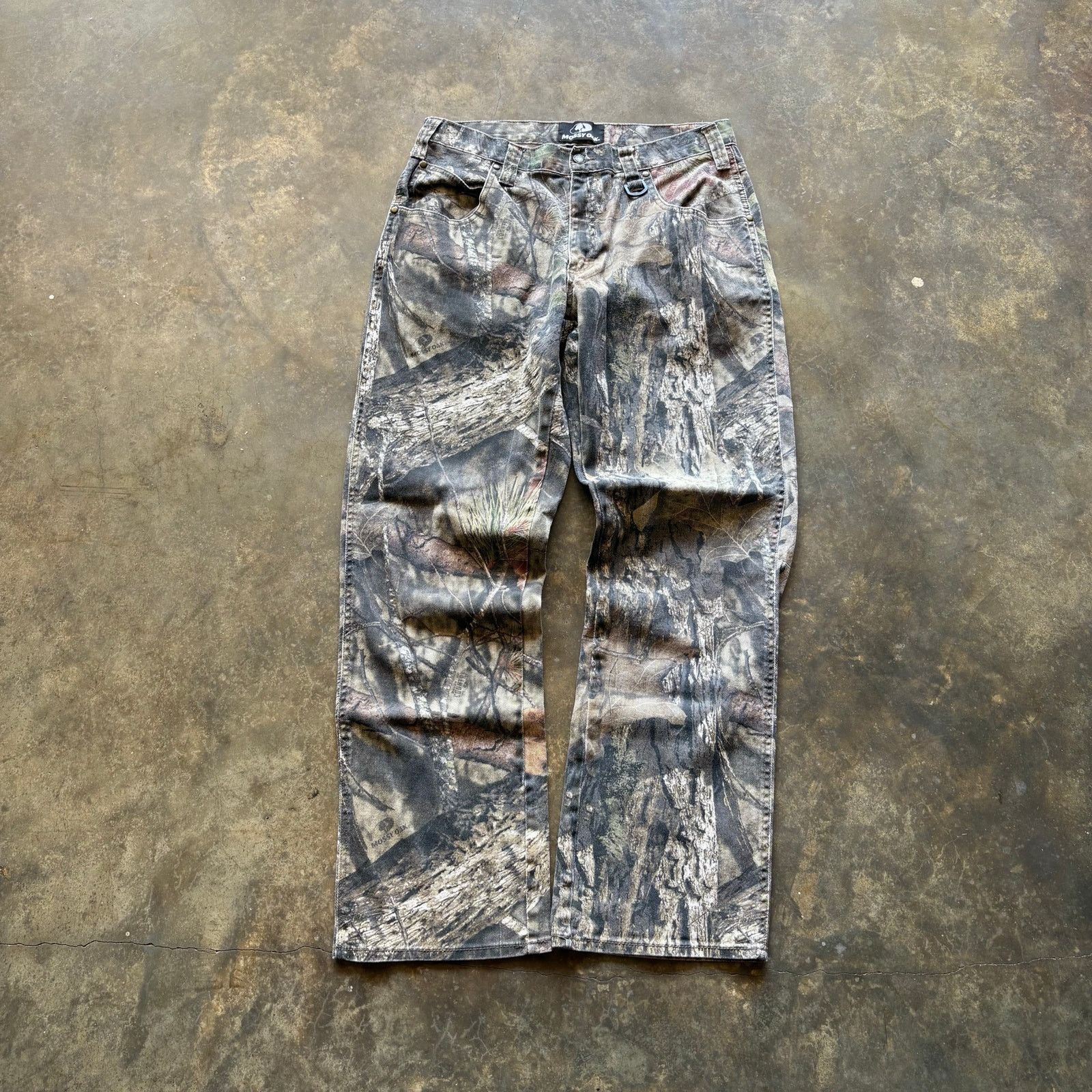 Mossy Oaks × Vintage Vintage Essential Mossy Oak Camouflage Blue Jeans 34x34 Size US 34 / EU 50 - 2 Thumbnail