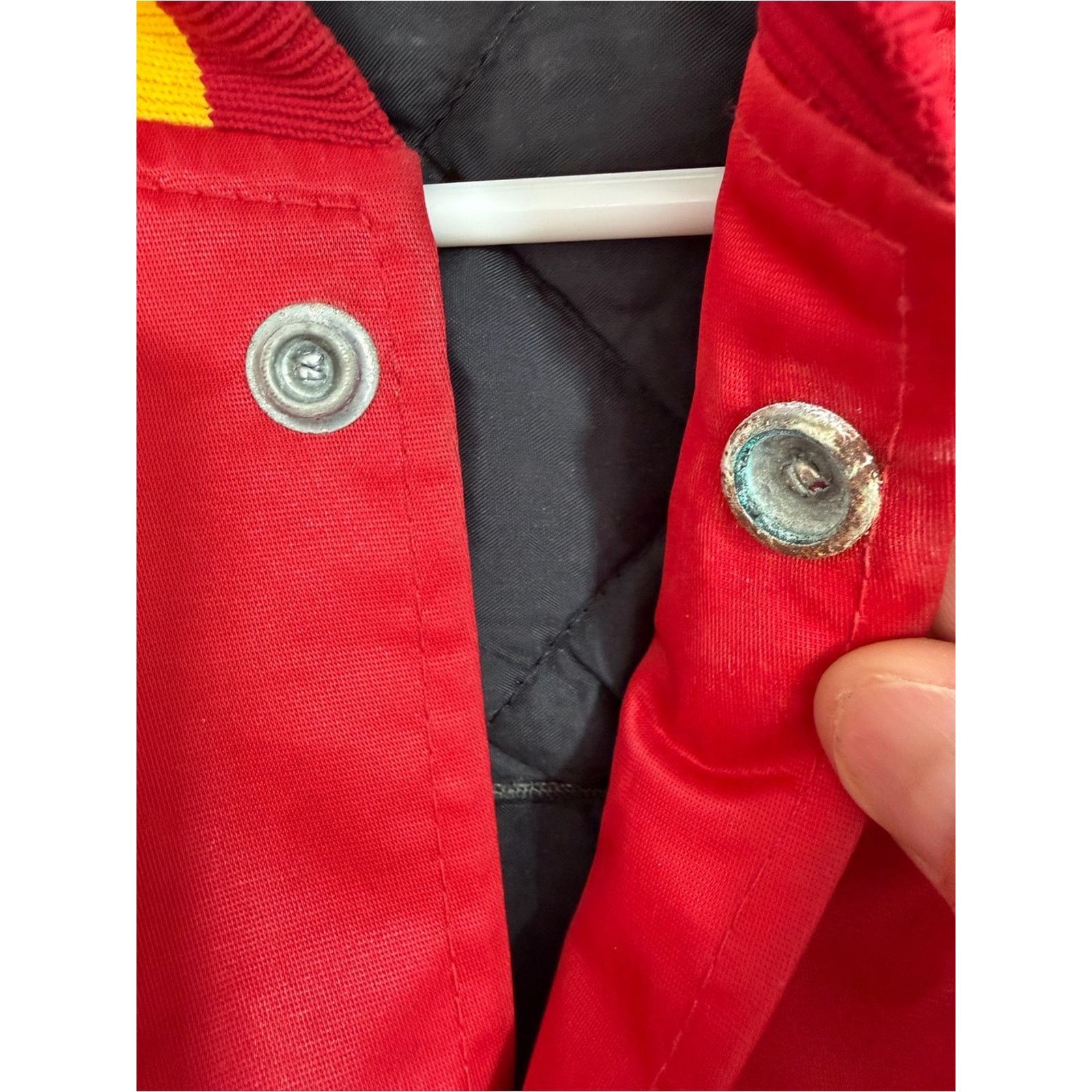 Other Vintage 80s Rutgers CC Varsity Satin Bomber Jacket RARE 1/1 Size US M / EU 48-50 / 2 - 6 Thumbnail