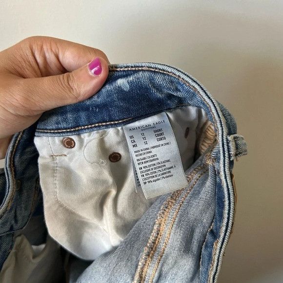 American Eagle Outfitters American Eagle Super High Rise Ripped Jeggings Size 34" / US 12 / IT 48 - 5 Thumbnail
