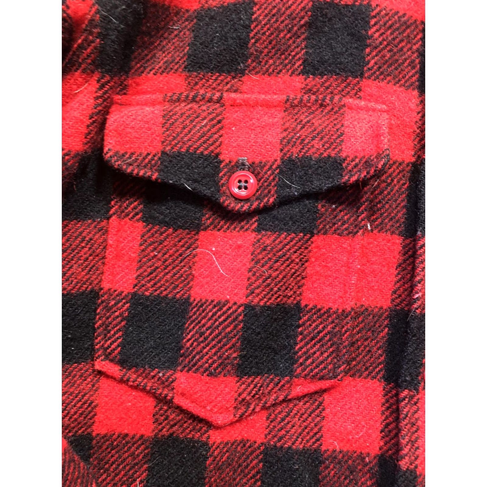 Vintage VINTAGE Woolrich Shirt Jacket Mens M Red Black Buffalo Plaid Wool 60s Size US M / EU 48-50 / 2 - 6 Thumbnail