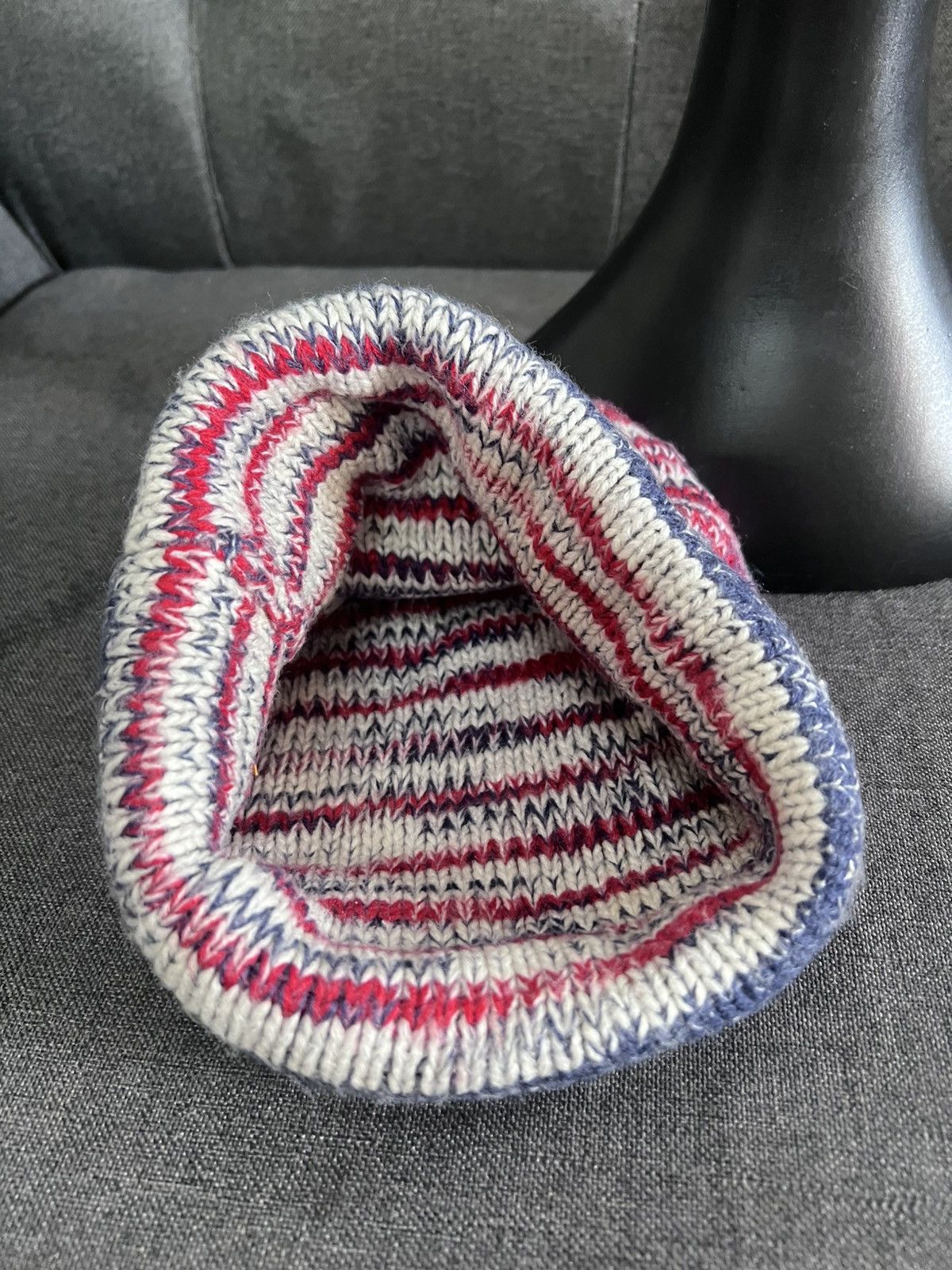 Japanese Brand Beanie hat stripe kurt cobain Size ONE SIZE - 6 Thumbnail