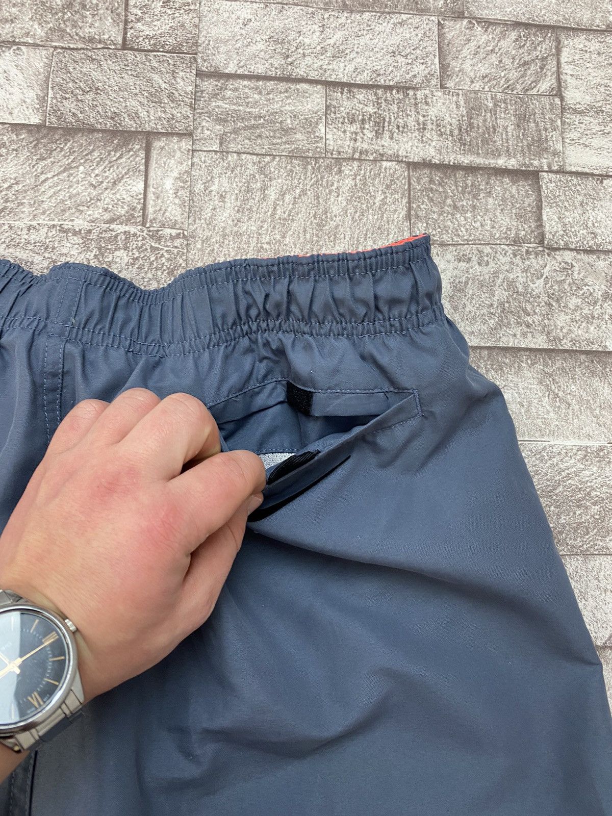 Nike × Vintage Vintage Y2K style shorts big logo swim M Size US 32 / EU 48 - 13 Thumbnail