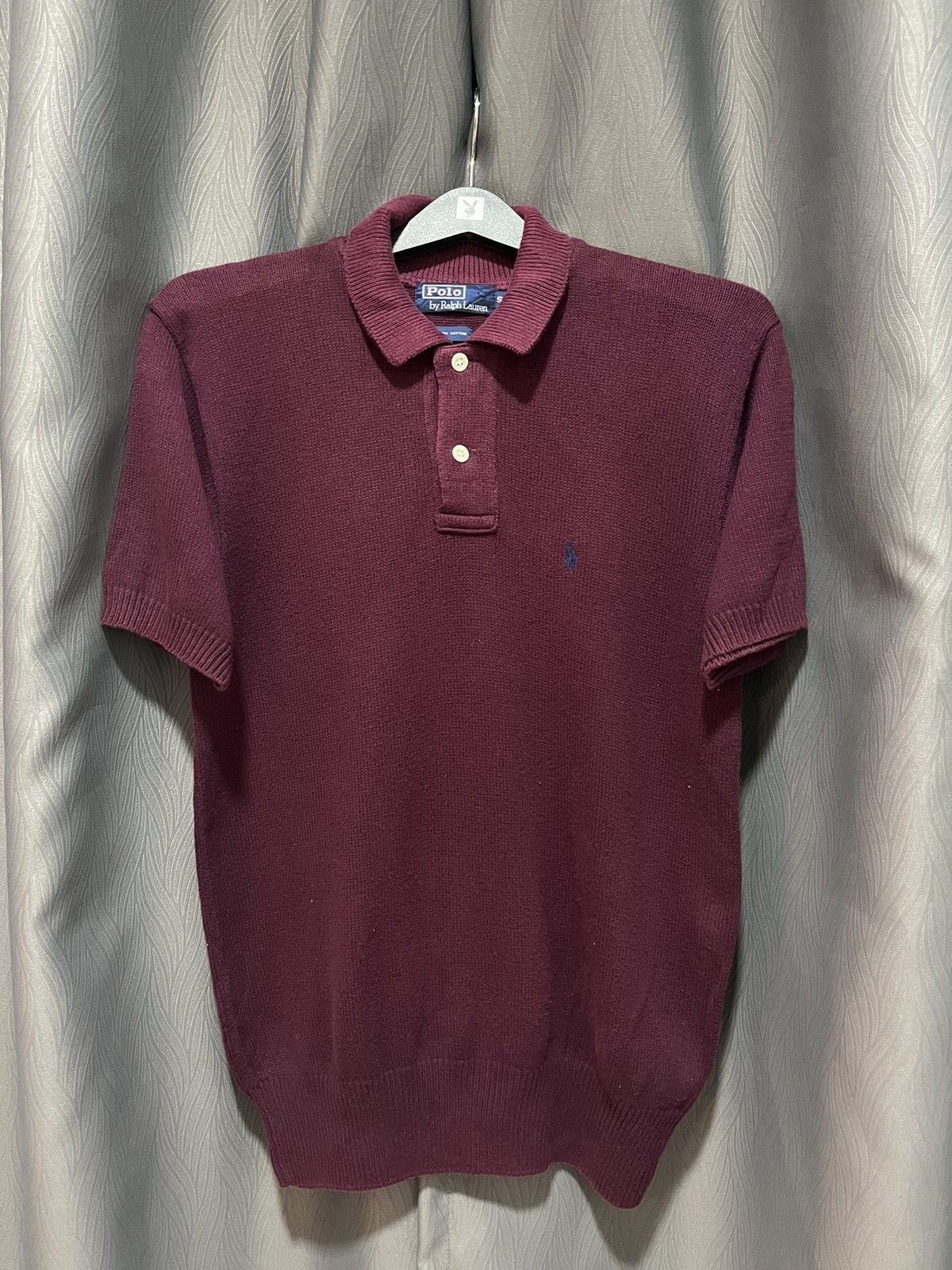 Polo Ralph Lauren × Vintage Vintage Polo by Ralph Lauren knitted polo shirt Size US S / EU 44-46 / 1 - 1 Thumbnail