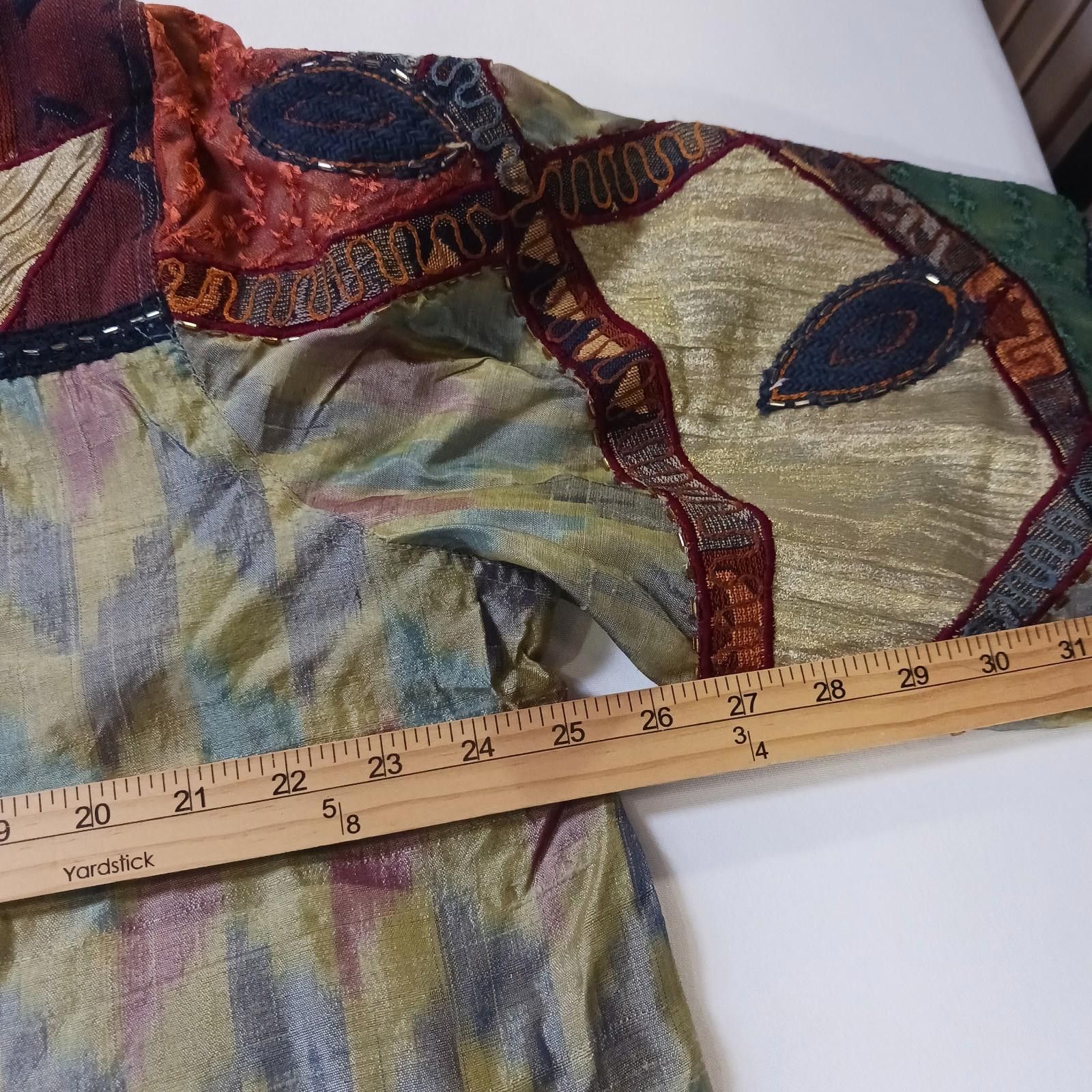 Other Sharon Anthony R7-L5320T Women's Silk Blend Jacket Size 1X Size XL / US 12-14 / IT 48-50 - 7 Thumbnail