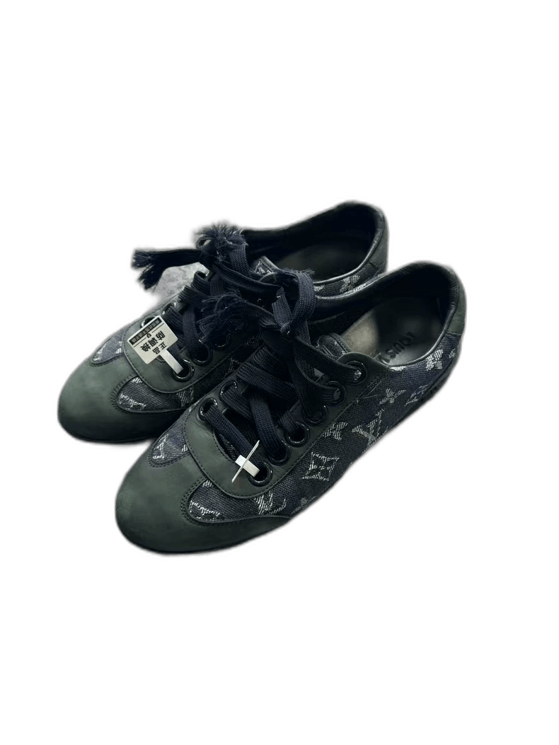 Louis Vuitton Louis Vuitton Louis Vuitton Patchwork Denim Sneakers-2506 Size US 6 / IT 36 - 1 Thumbnail