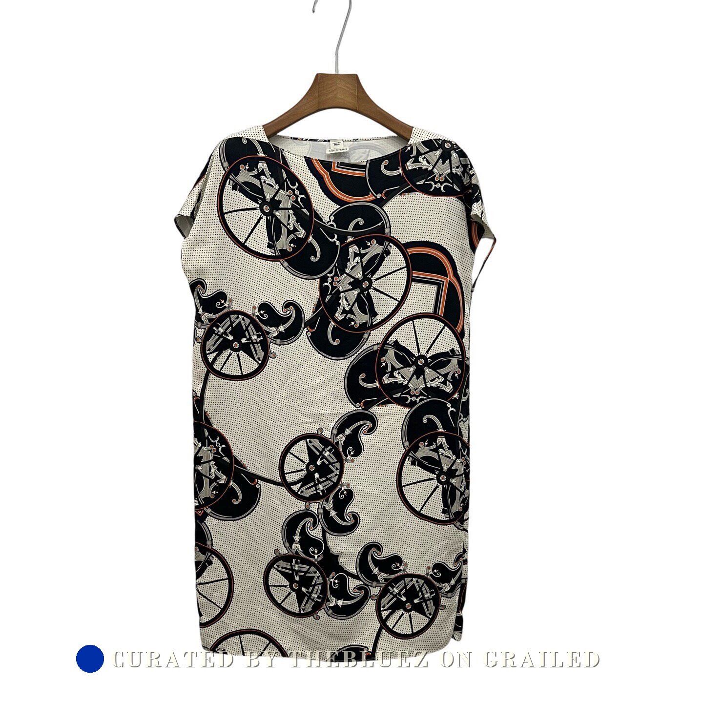 Hermes Hermès Carriage Print Dress Size XS / US 0-2 / IT 36-38 - 1 Thumbnail