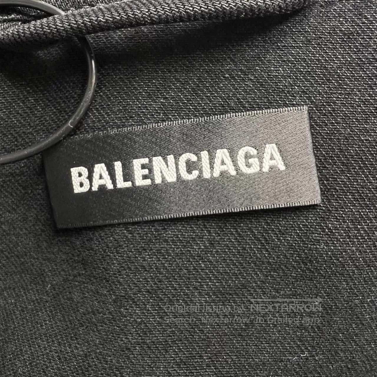 Balenciaga Balenciaga Embroidered Logo Denim Jacket Size 52. Size US XXL / EU 58 / 5 - 5 Thumbnail