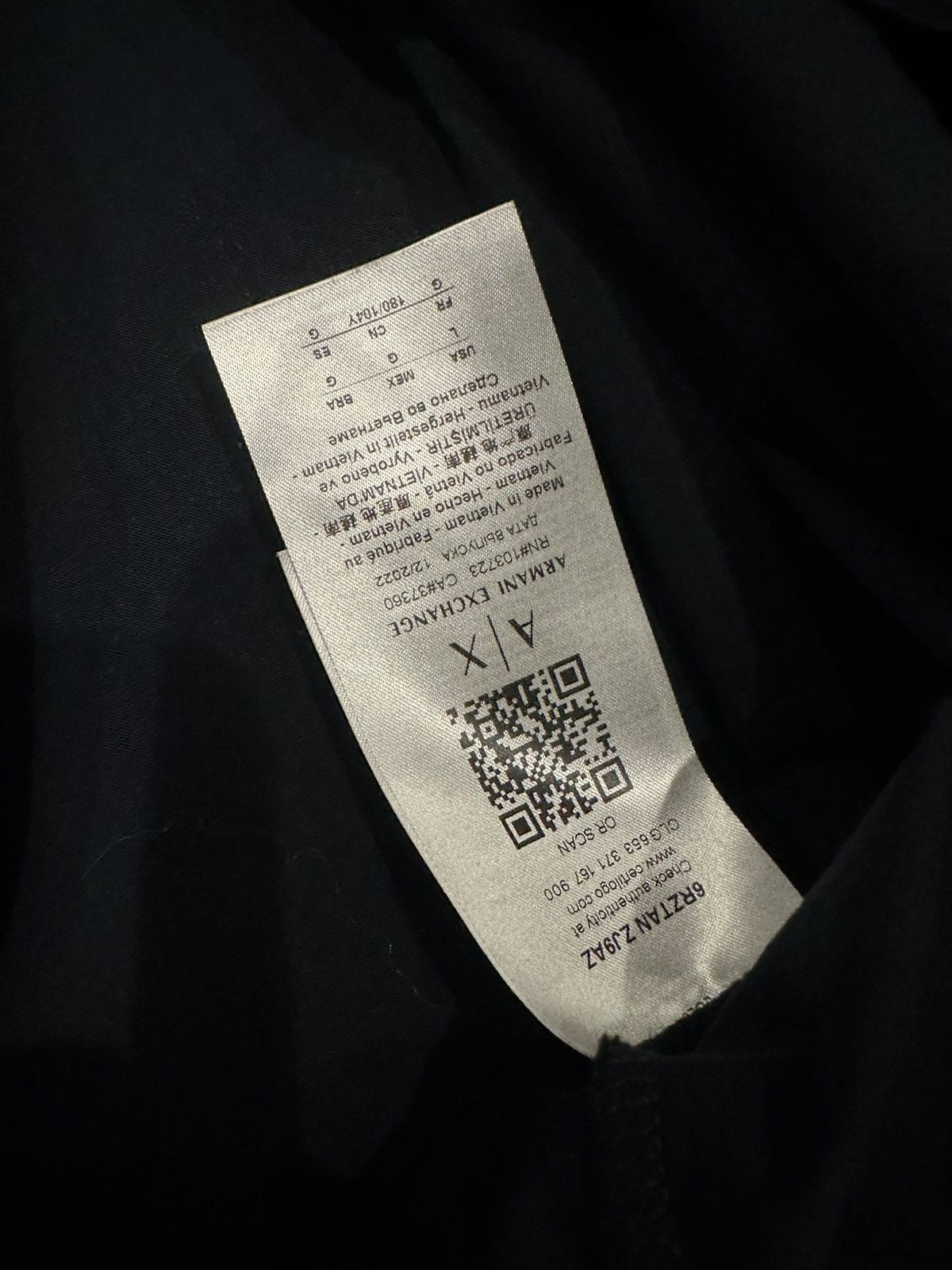 Armani Exchange Armani Exchange Logo Tee Size US L / EU 52-54 / 3 - 5 Thumbnail